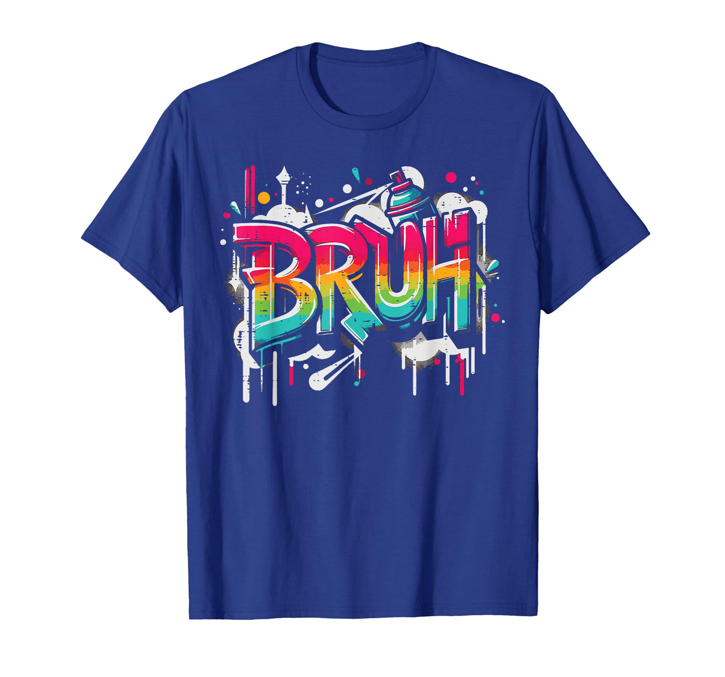 Bruh Graffiti Funny Saying Street Art Meme Men Boys Kids T-Shirt