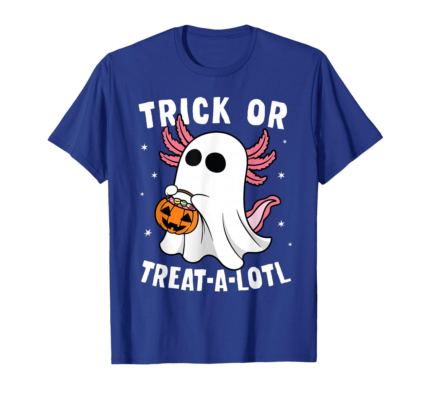 Trick or Treat A Lotl Axolotl Halloween Costume Toddler Kids T-Shirt