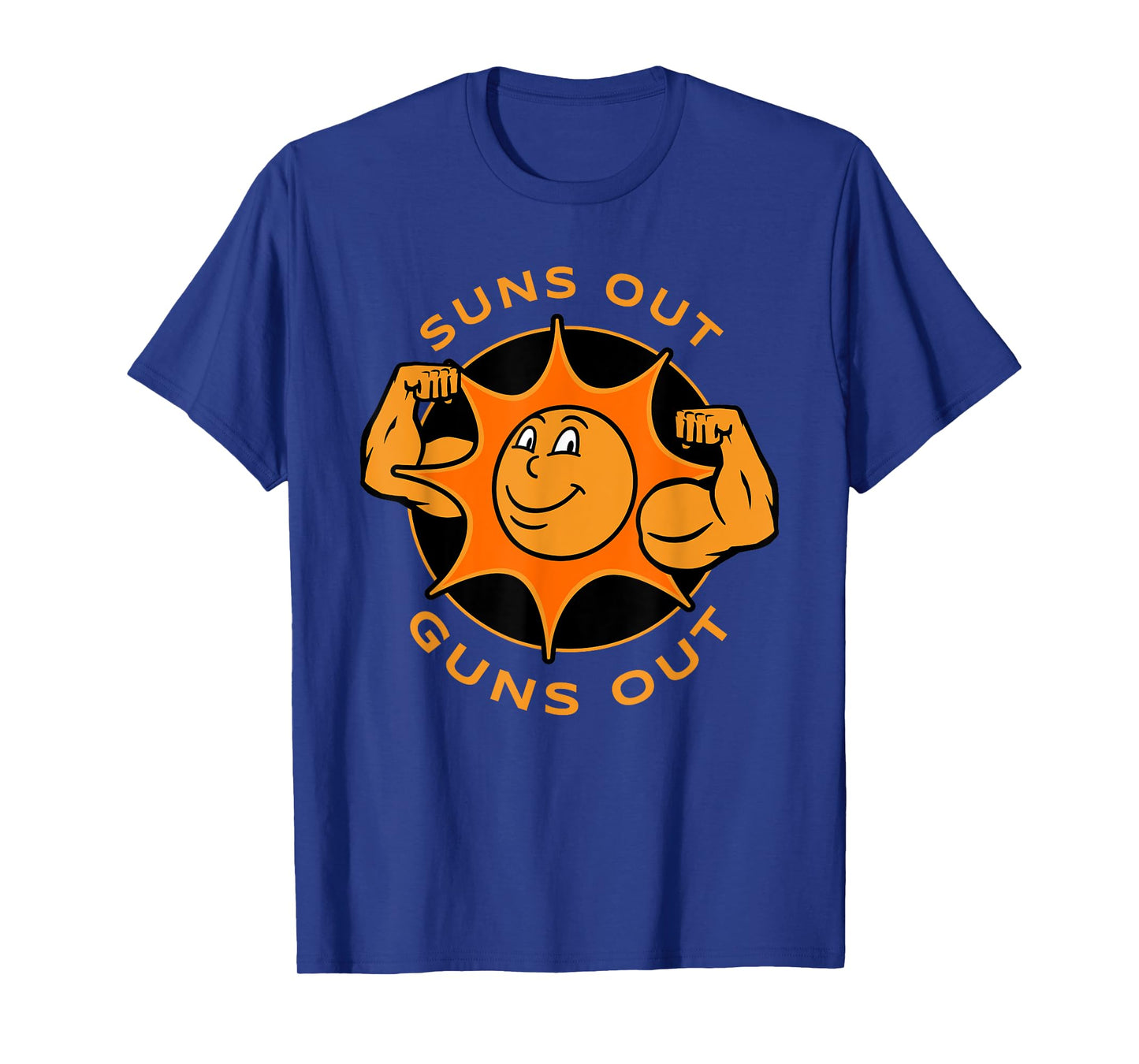 Funny Suns Out Guns Out Summer Gift for Bodybuilders T-Shirt