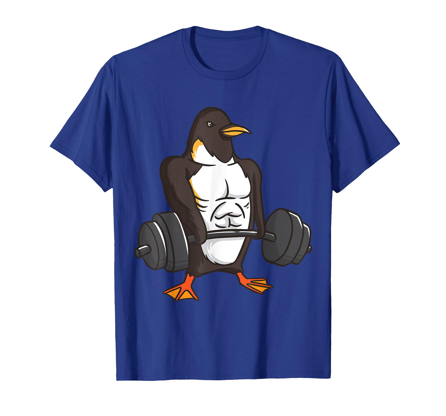 Penguin Powerlifting Weightlifting Gym Animal Lovers Gift T-Shirt