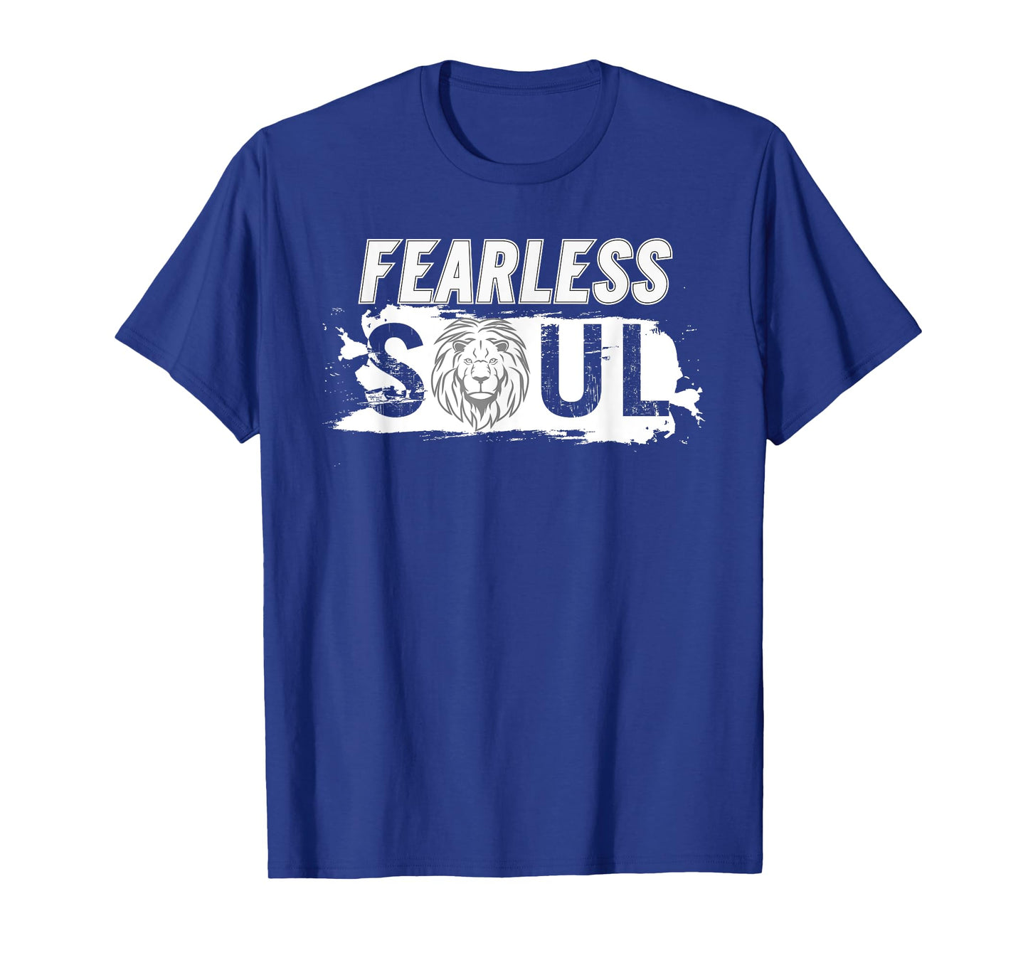 Fearless soul lion Funny Design motivation fun fearless lion T-Shirt