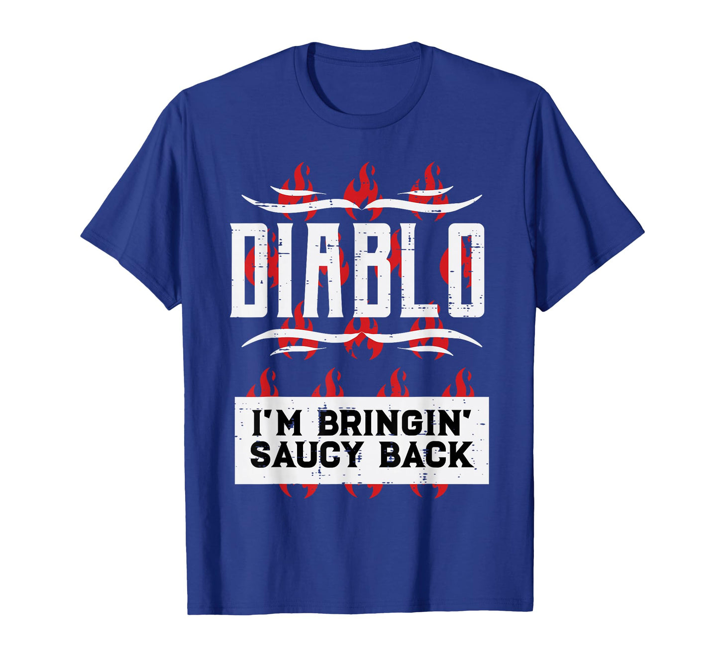 Halloween Diablo Hot Sauce Funny Lazy Food Costume Men Women T-Shirt