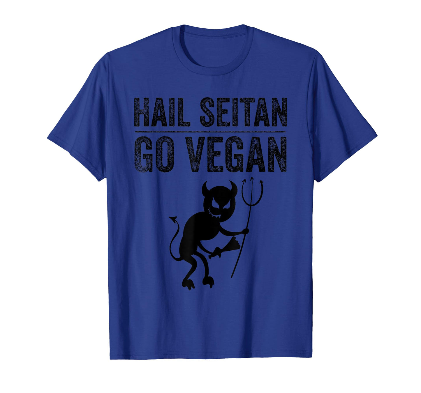 Funny Hail Seitan Go Vegan Cool Vegetarian Gift Men Women T-Shirt