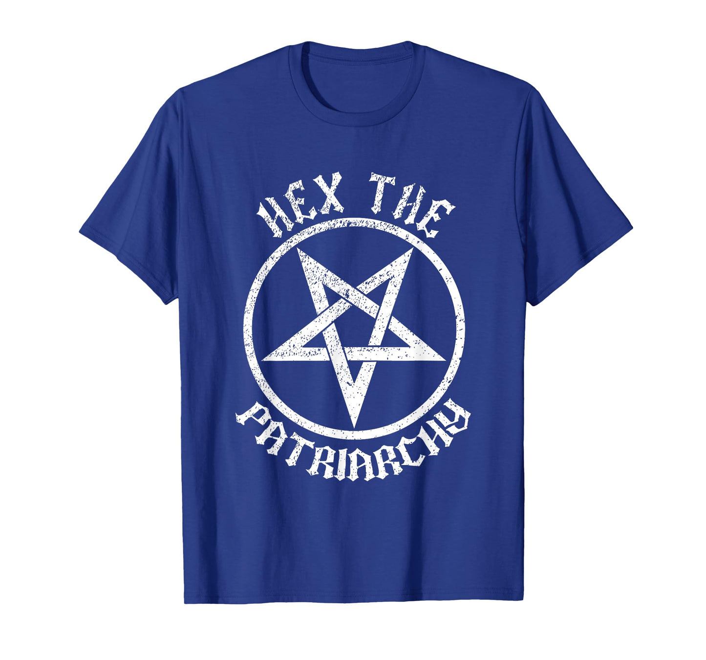 Feminist Witch Hex The Patriarchy Halloween Pentagram Occult T-Shirt