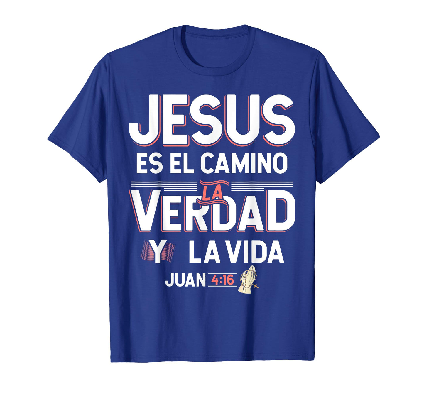 Camisetas Cristianas en espanol Frases Bíblica Juan 4:16 T-Shirt