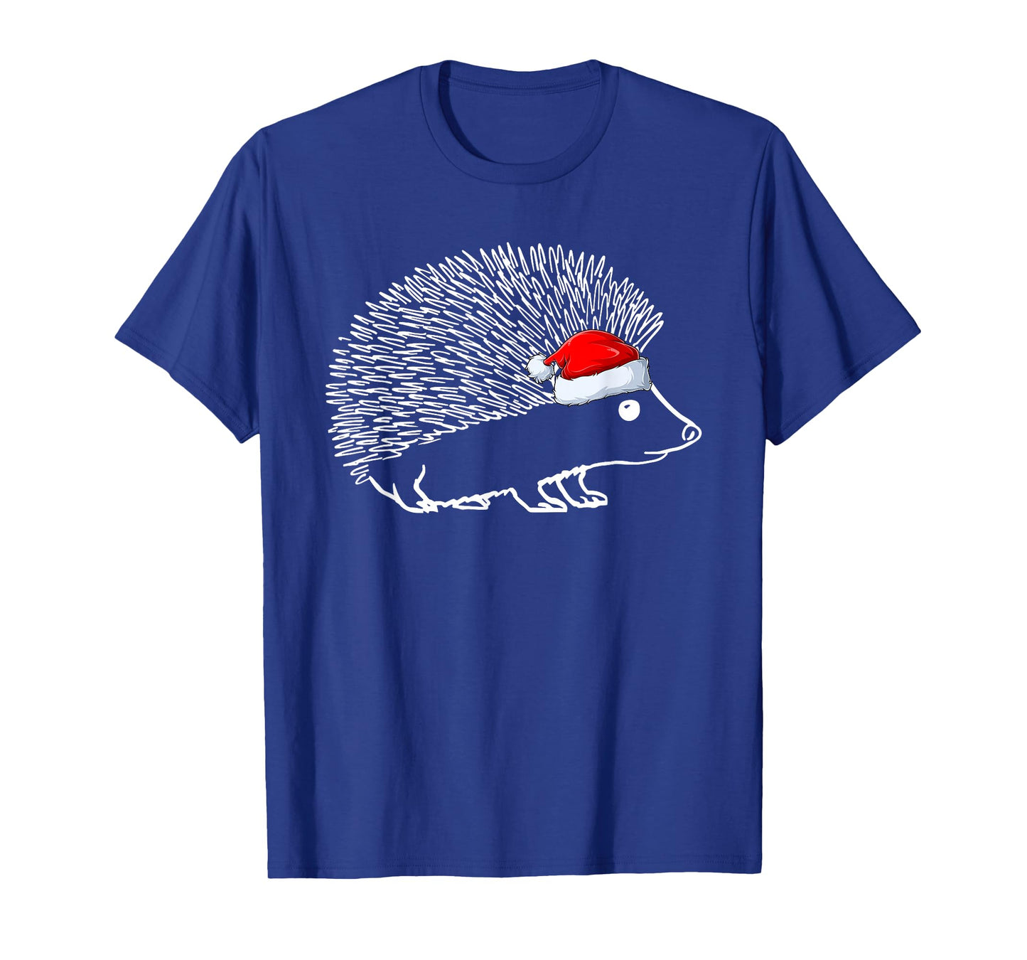 Funny Santa Hat Hedgehog Christmas T-Shirt
