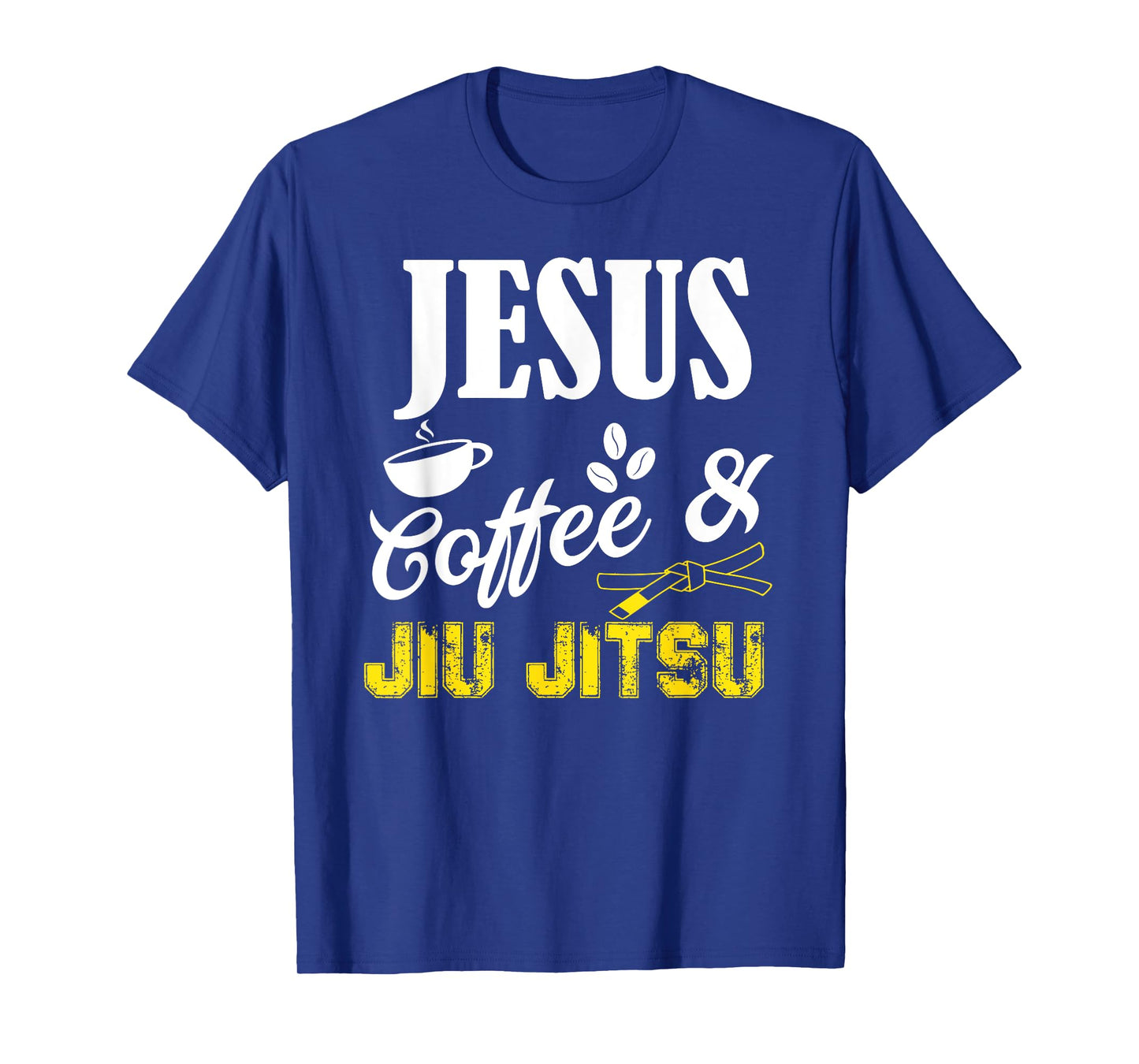 Jesus Coffee and Jiu Jitsu Shirt Brazilian JiuJitsu BJJ Gift T-Shirt