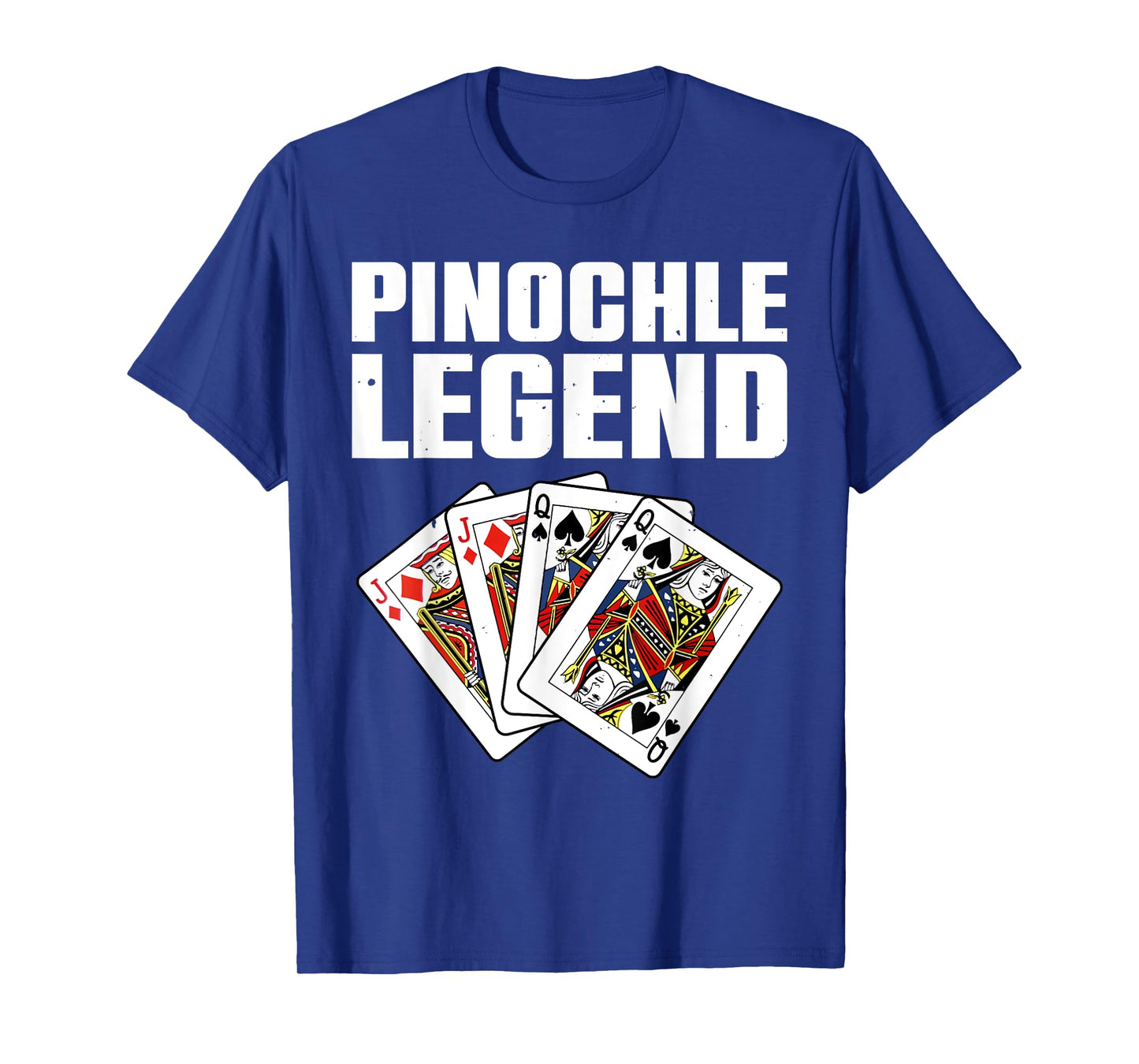 Funny Pinochle Art For Men Women Card Game Pinochle Players T-Shirt