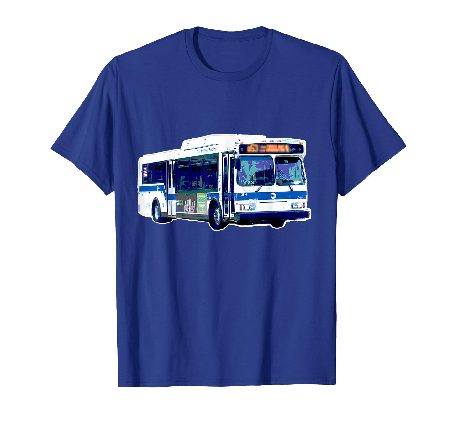 Empire State NY Co Funky Retro NYC MTA Bus Transit Driver New York City T-Shirt