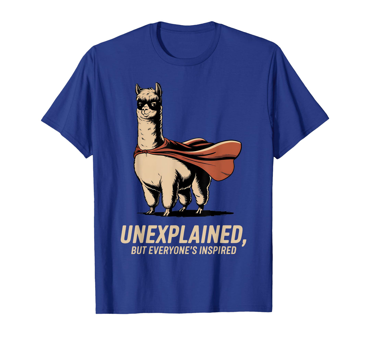 Superhero Llama Alpaca Lover Retro 80s 90s Vintage Men Women T-Shirt