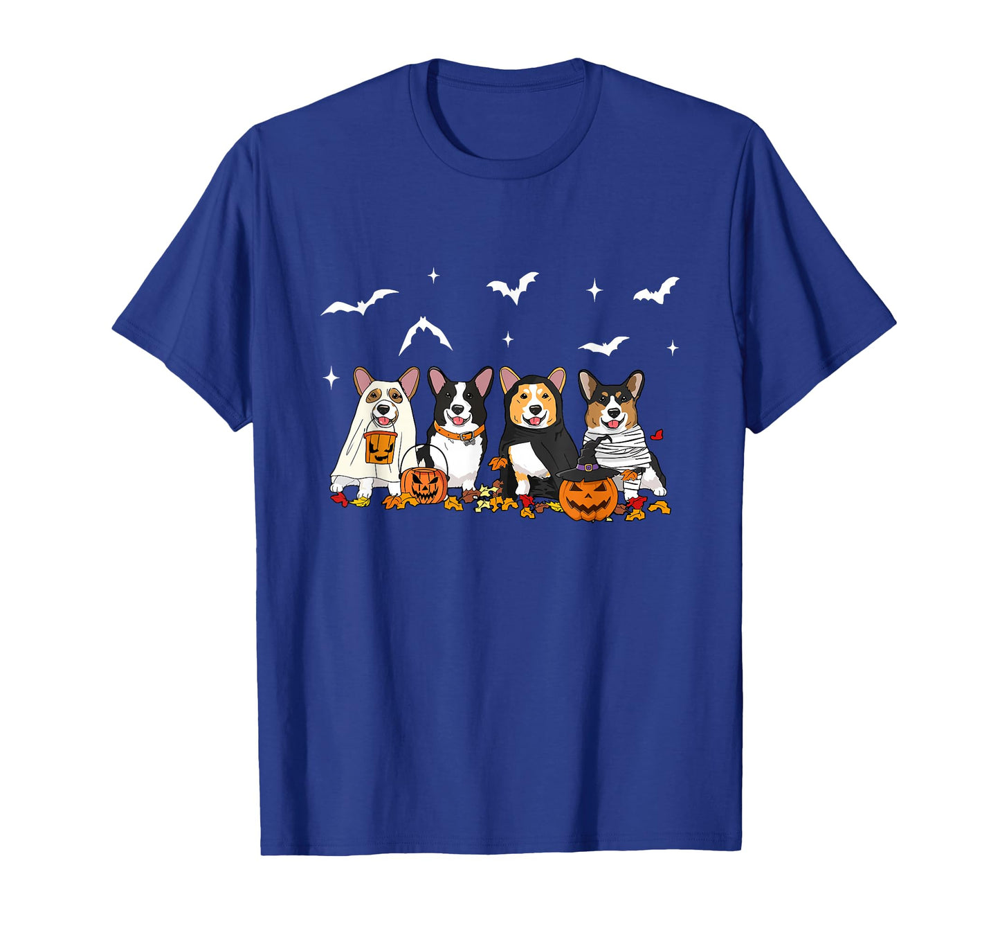 Witch Corgi Halloween Pumpkin Corgi Fall Vibes Corgi Dog Mom T-Shirt