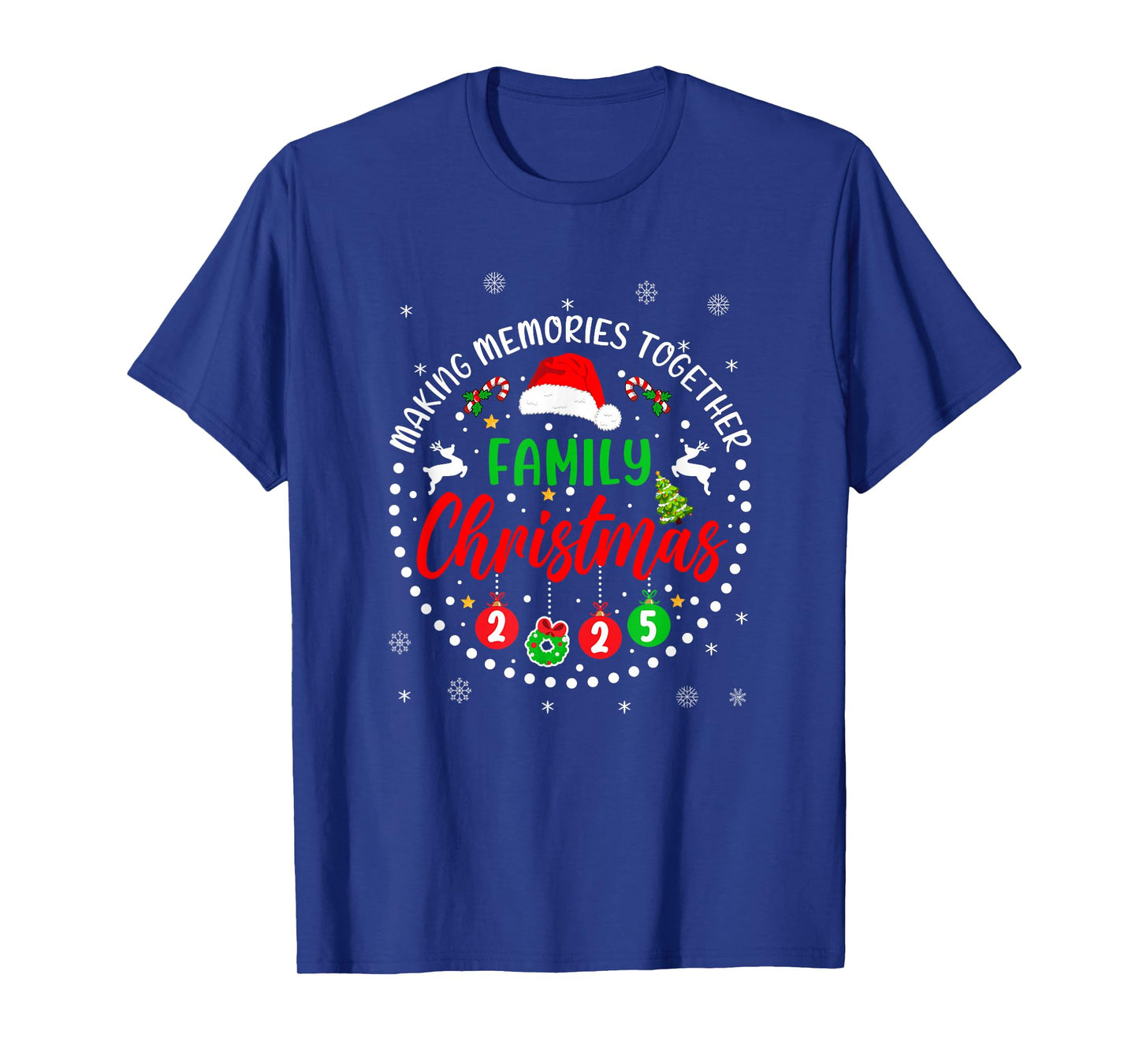 Matching Family Christmas 2025 Group Memories Together T-Shirt