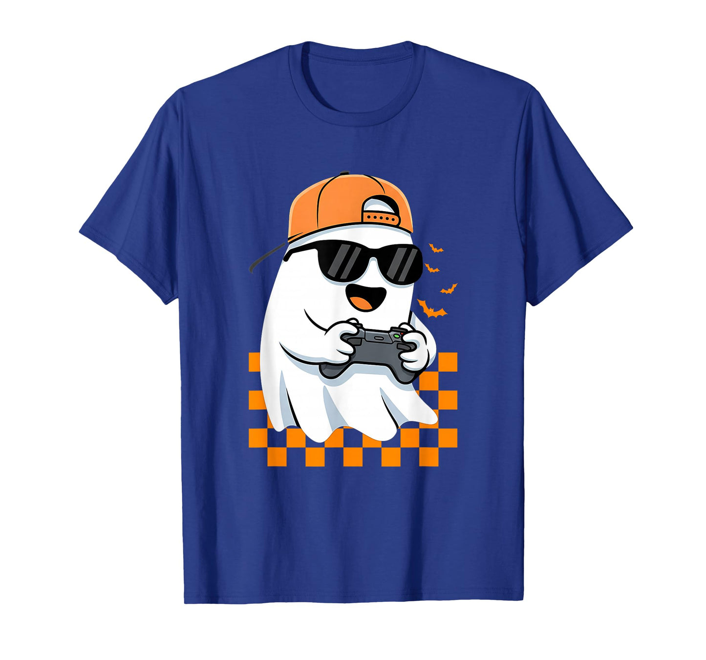 Retro Ghost Halloween Gamer Video Gaming Men Women Boys T-Shirt