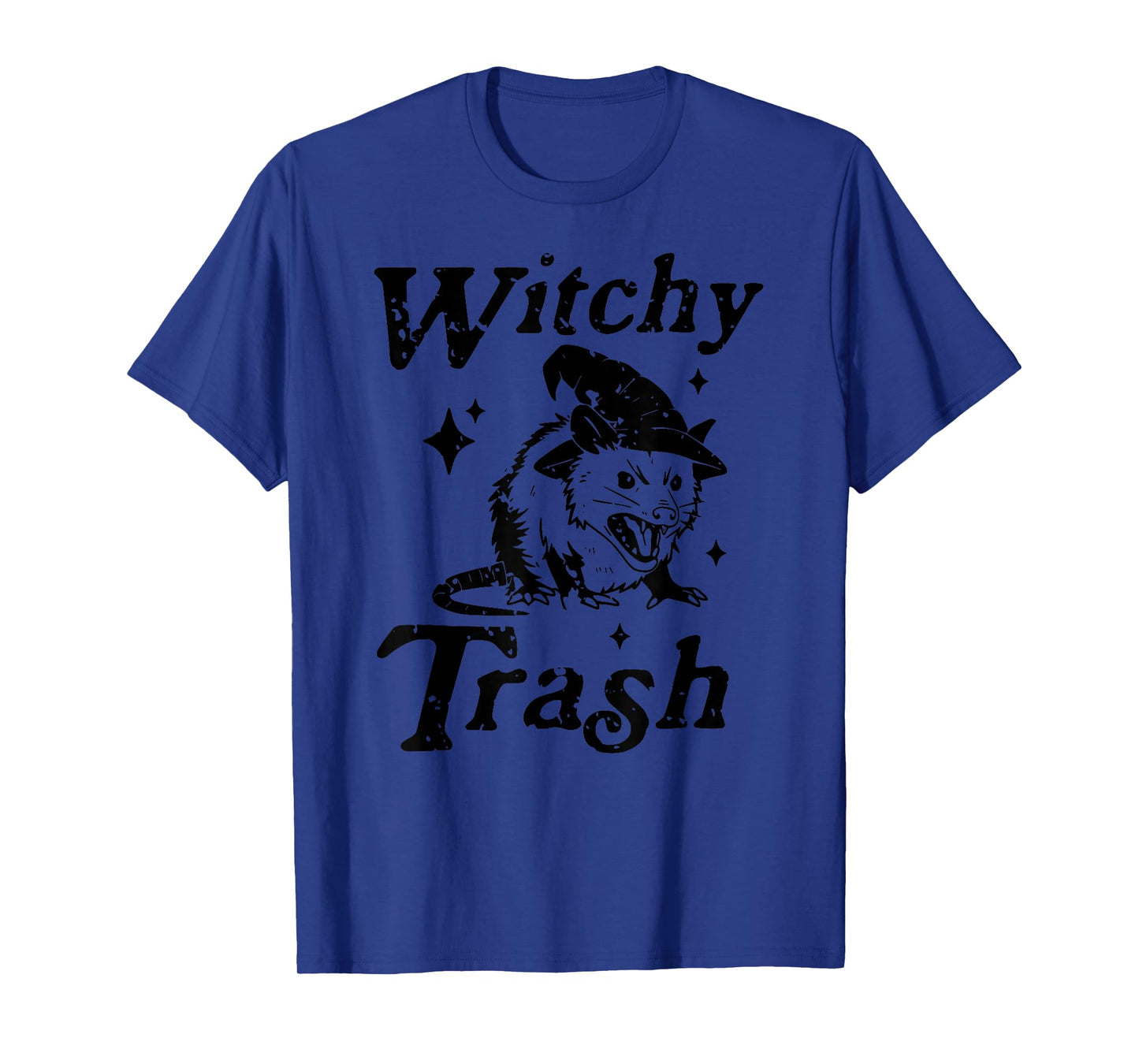 Witchy Trash Possum Lovers Halloween Spooky Season Trashers T-Shirt