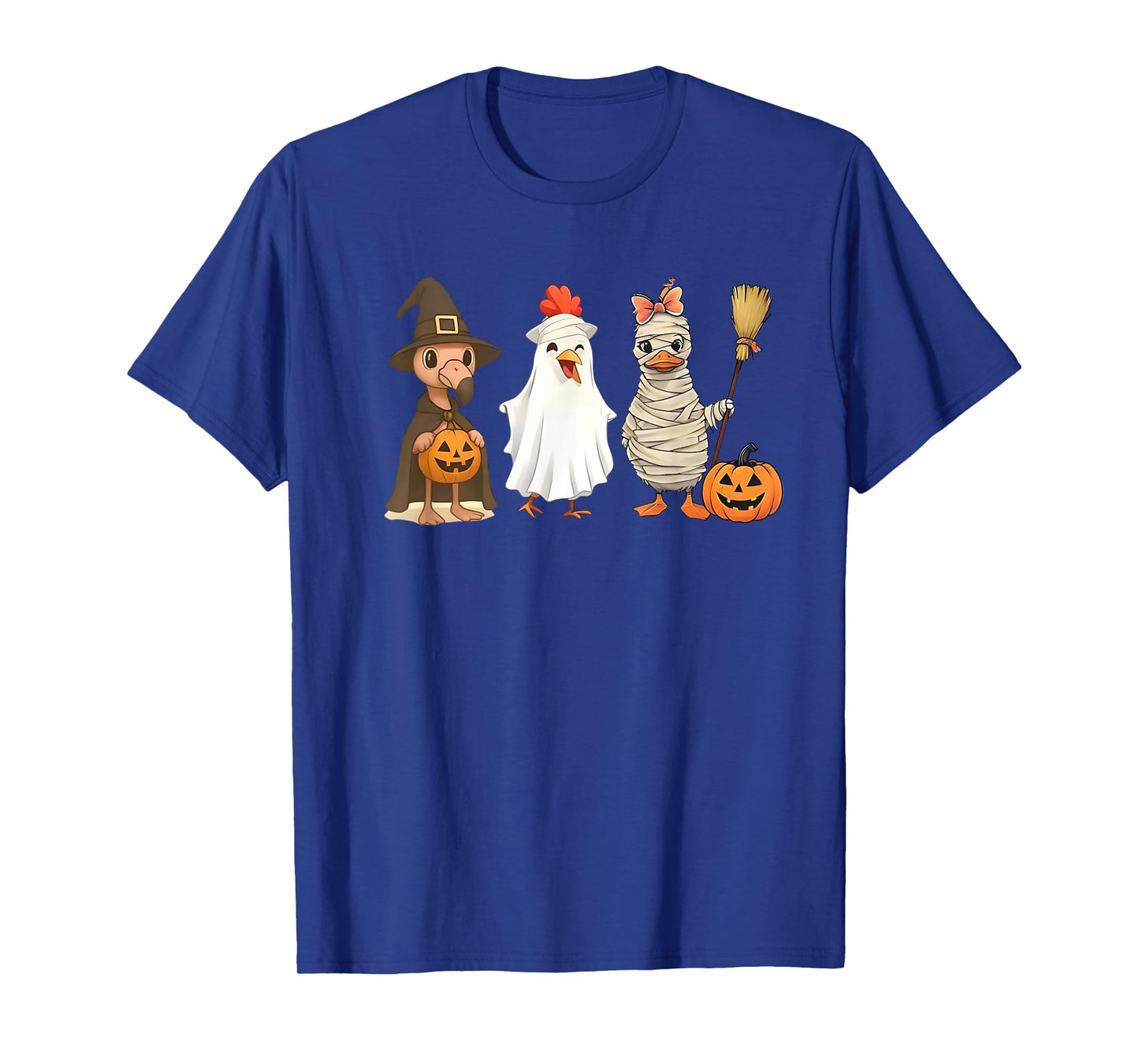 Flamingo Chicken Duck Halloween Funny Farmyard Costume T-Shirt