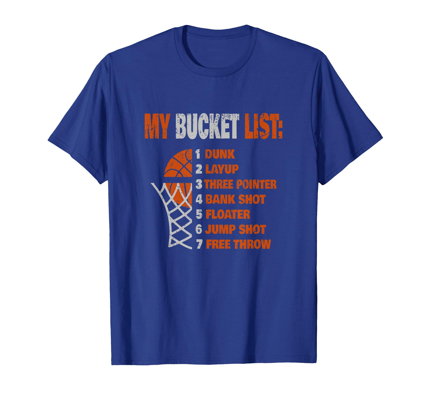 Funny Basketball - My Bucket List - Basketball Player T-Shirt