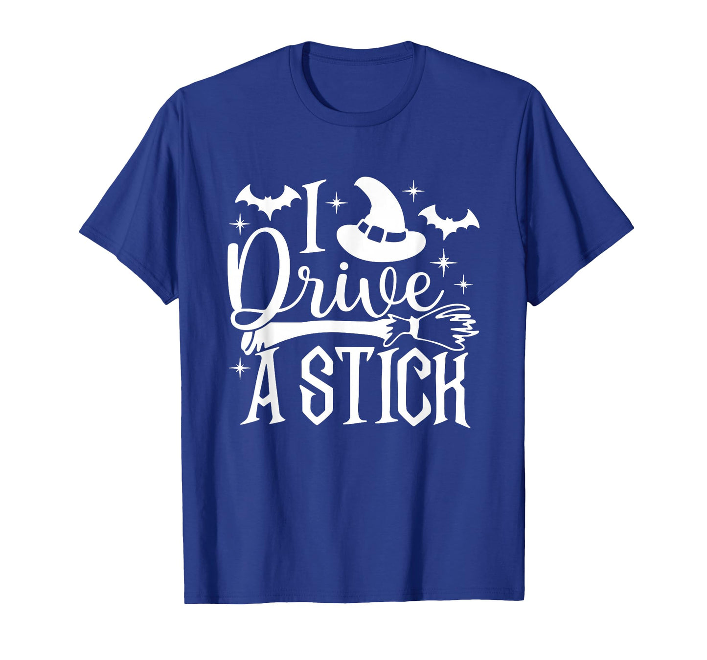 I Can Drive A Stick Halloween Witch Broom Witch Spooky T-Shirt