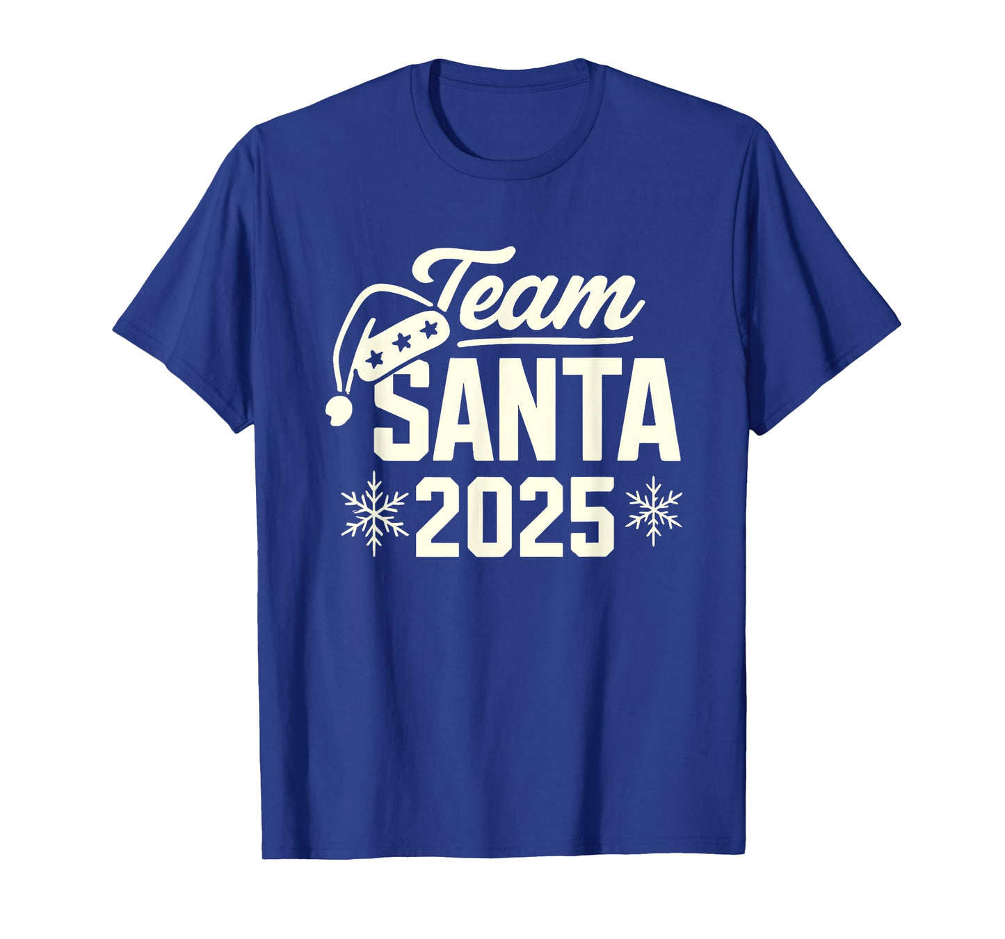 Team Santa 2025 Santa Claus Hat Christmas T-Shirt