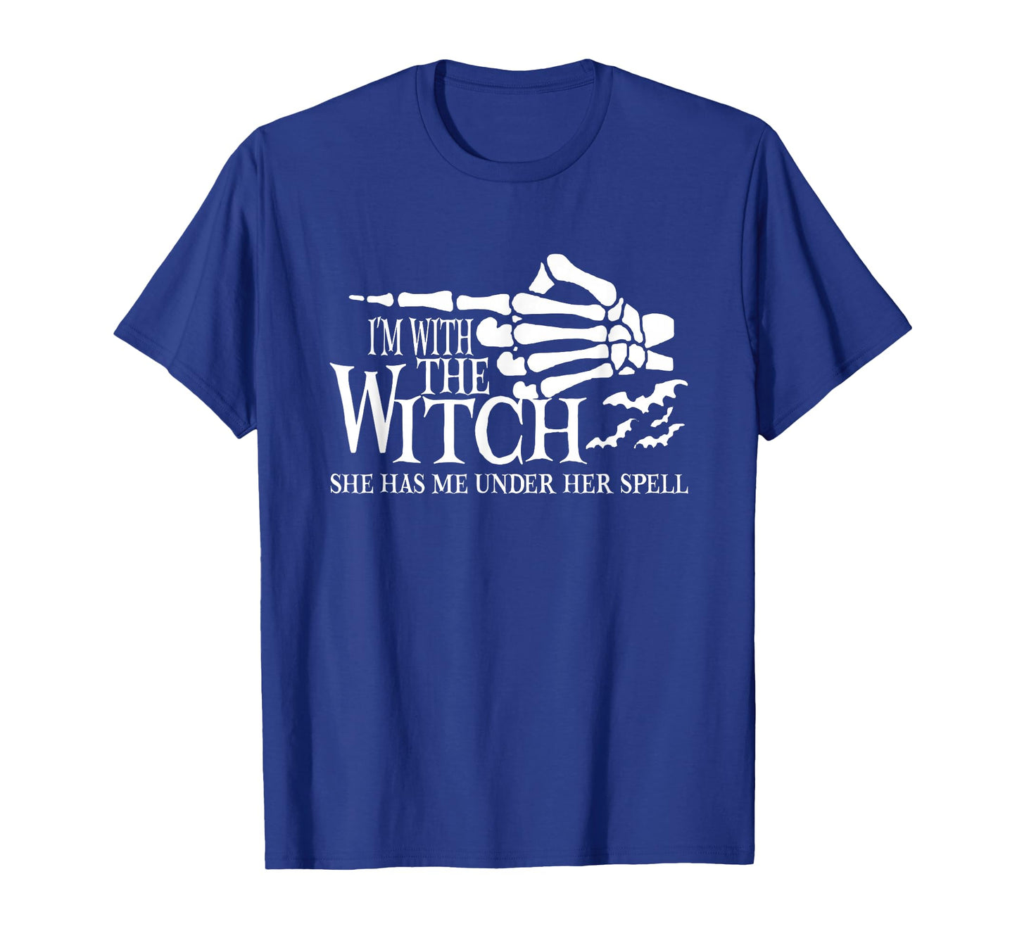 I'm with The Witch Funny Halloween Couple Costume Party T-Shirt