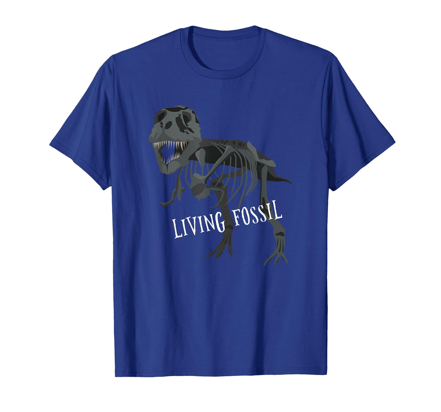 Living Fossil Tyrannosaurus Rex Skeleton T-Rex Funny T-Shirt T-Shirt