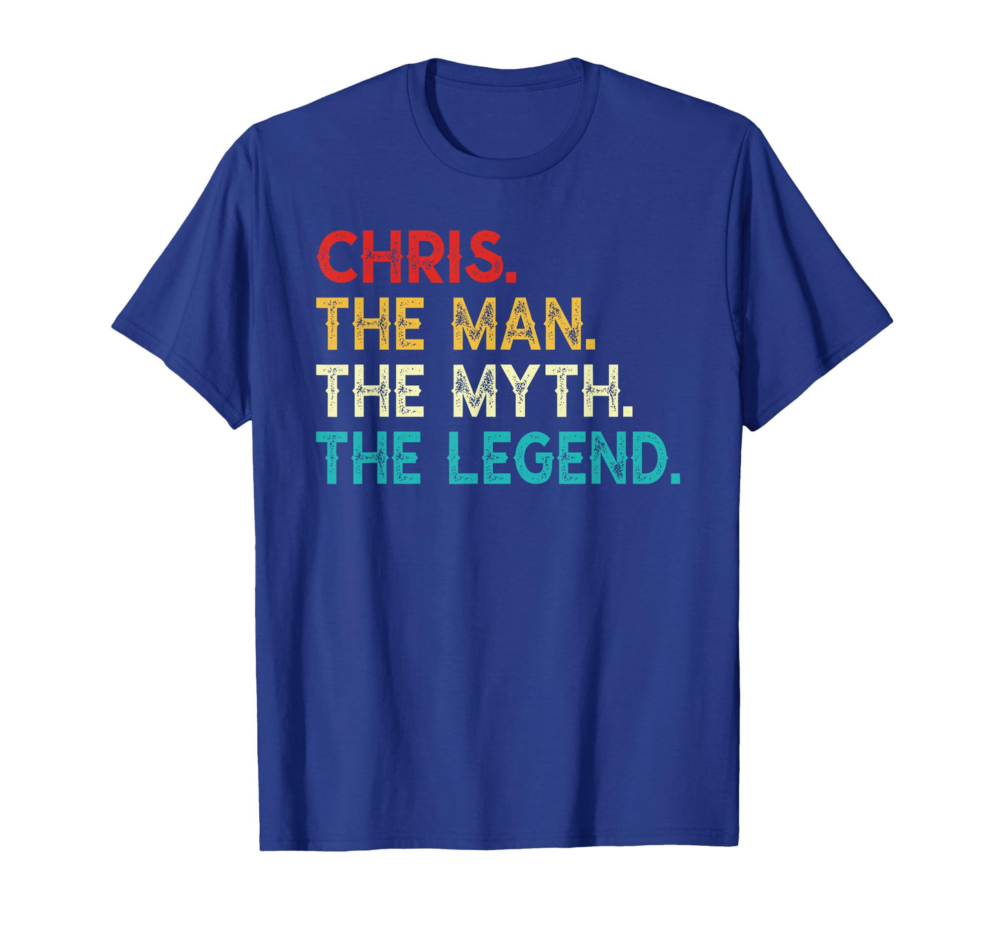 CHRIS The Man The Myth The Legend Funny Vintage CHRIS T-Shirt