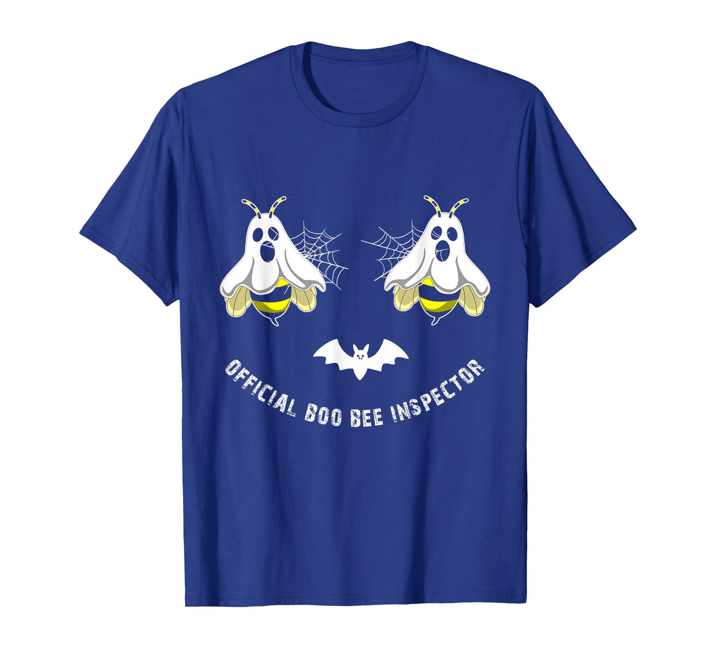 Official Boo Bee Inspector Funny Halloween Costume Men Women T-Shirt