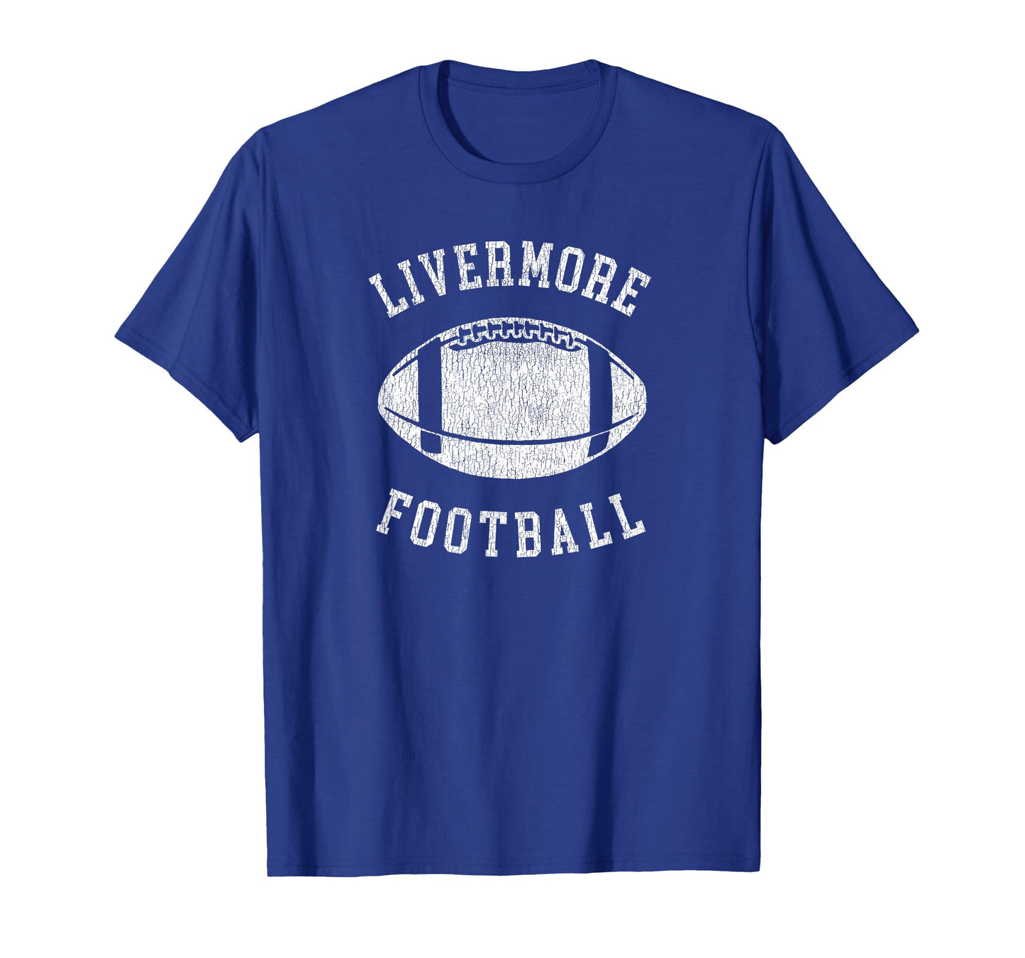 Livermore Football Distressed Vintage 80's Throwback Classic T-Shirt