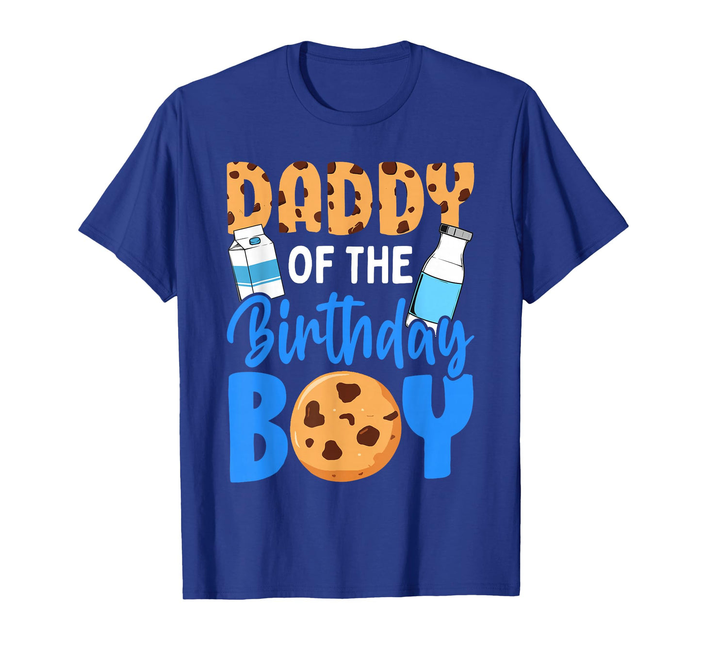 Daddy of the birthday boy Milk and Cookies 1st birthday T-Shirt