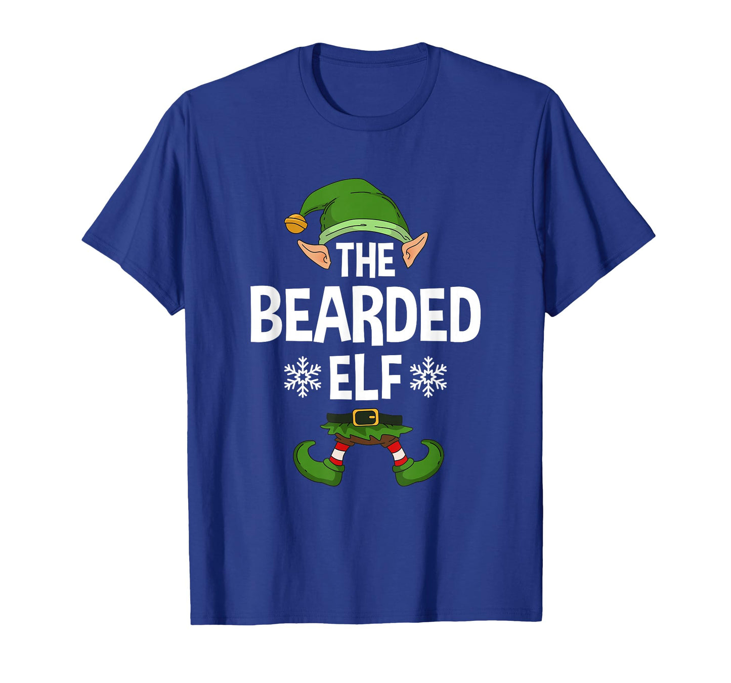 The Bearded Elf Party Family Group Matching X-Mas Beard T-Shirt