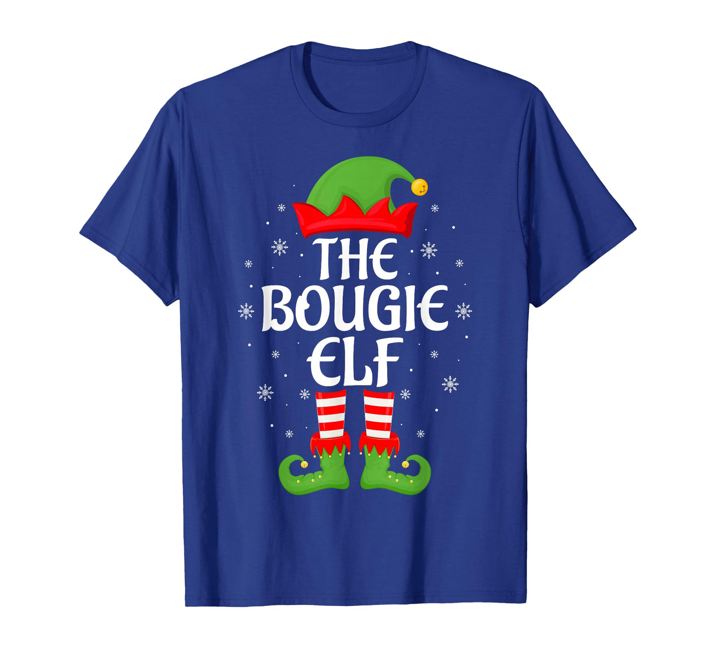 Bougie Elf Xmas Family Matching Elf Squad Christmas T-Shirt