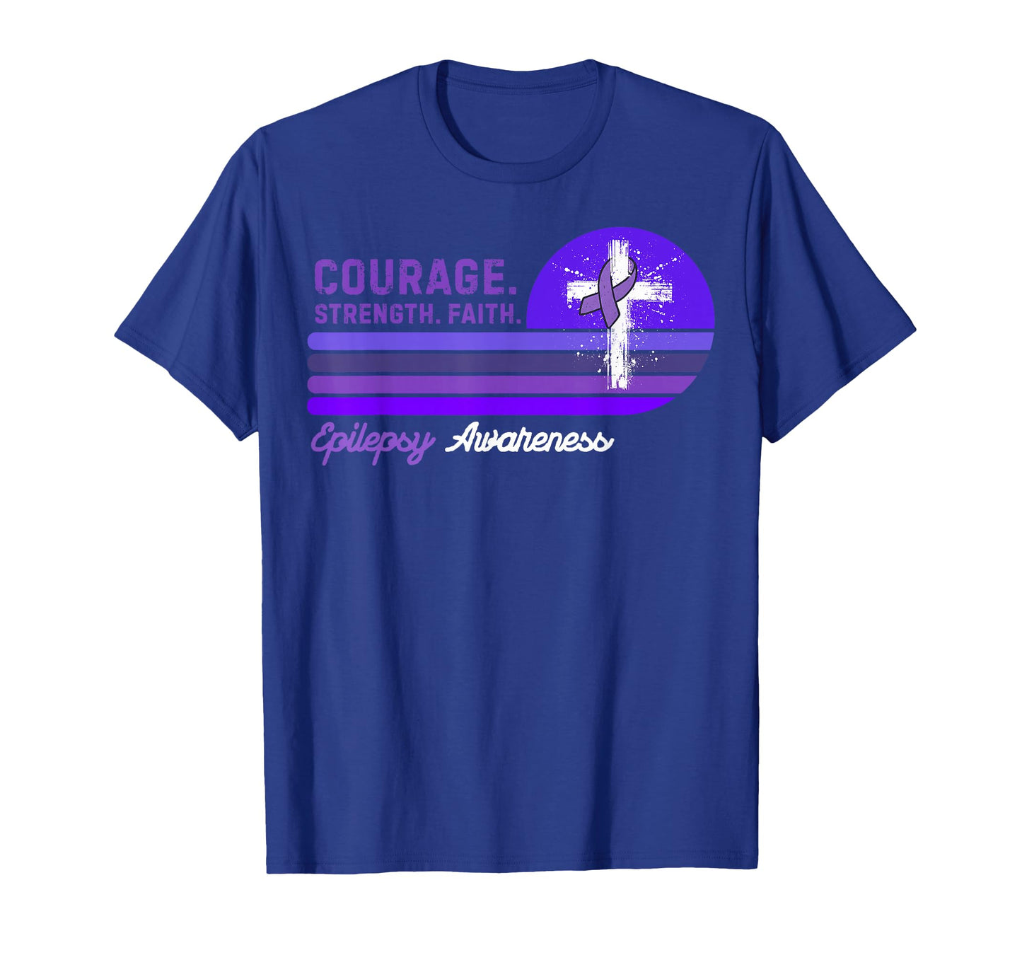 Vintage Seizure Support Epilepsy Awareness T-Shirt