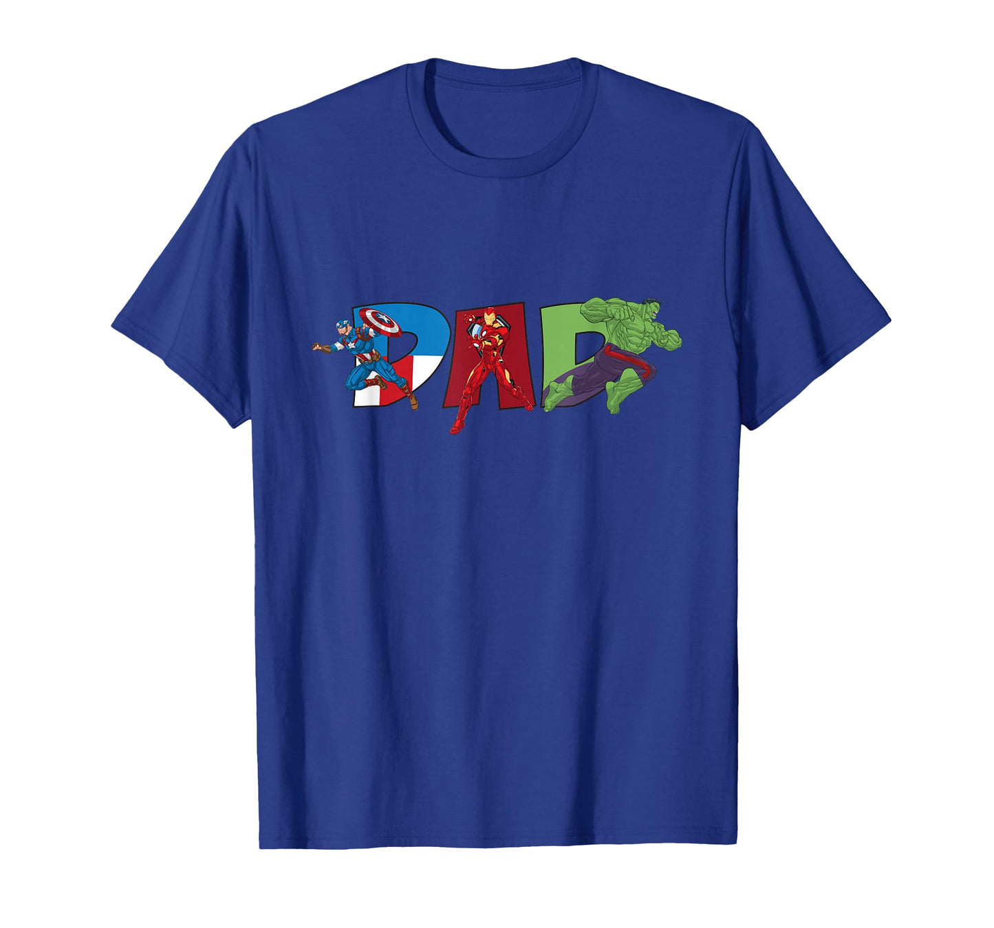 Marvel Avengers Trio Dad Father’s Day Family Trip Birthday T-Shirt