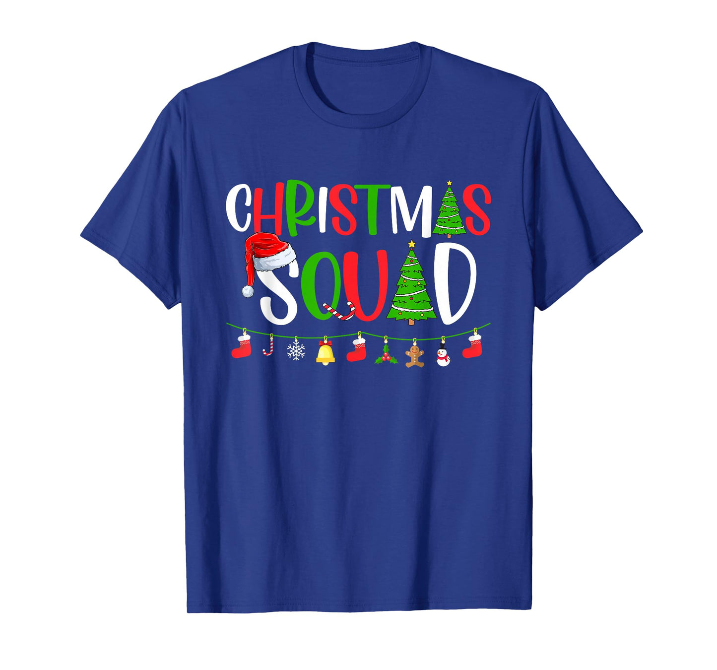 Christmas Squad Matching Family Group Xmas Decor Holiday T-Shirt
