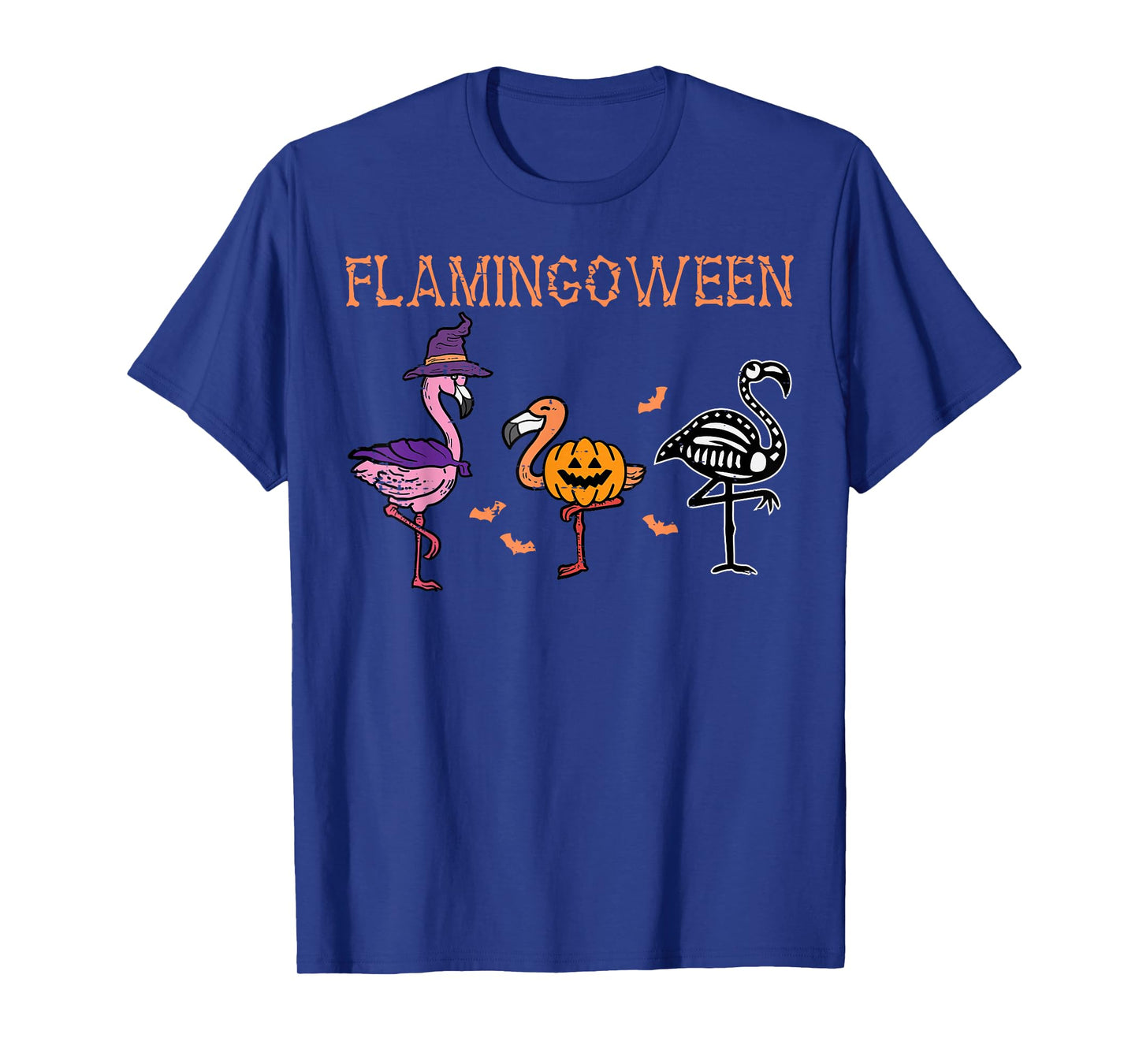 Halloween Flamingo Flamingoween Funny Costume Women Men Kids T-Shirt