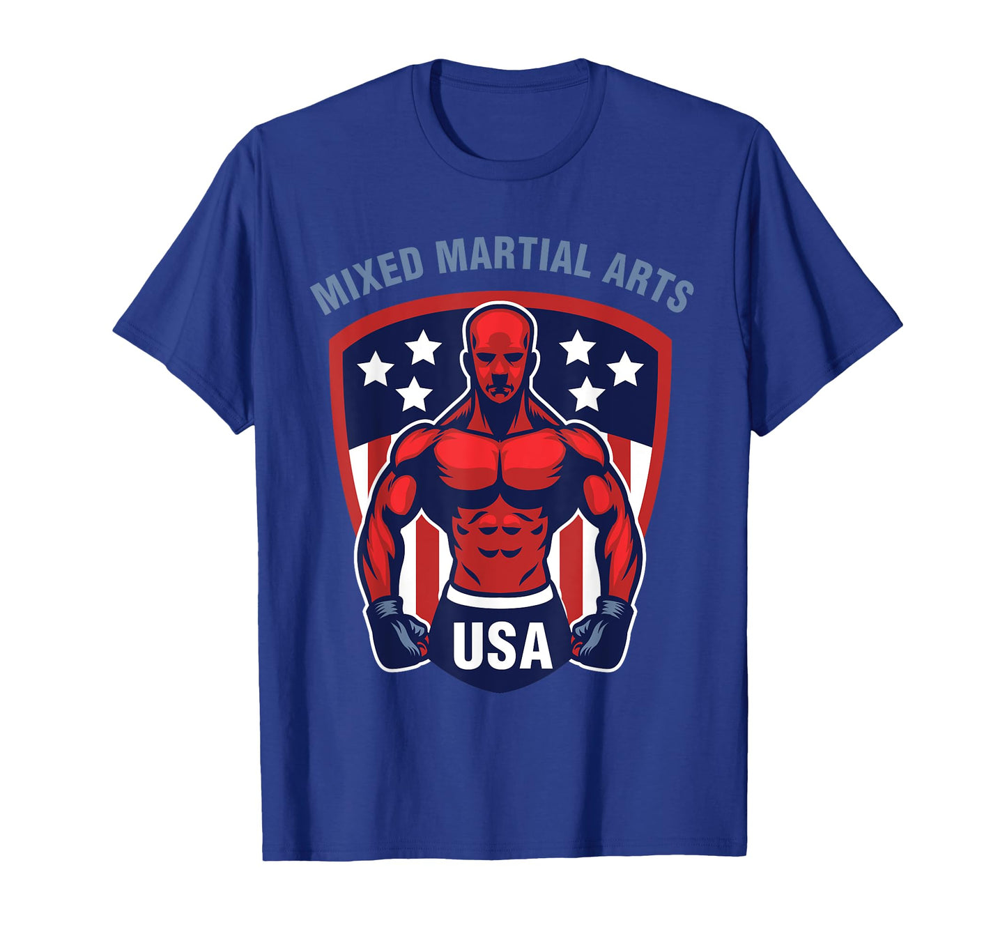 MMA USA Support the Team Shirt USA Flag Mixed Martial Arts T-Shirt