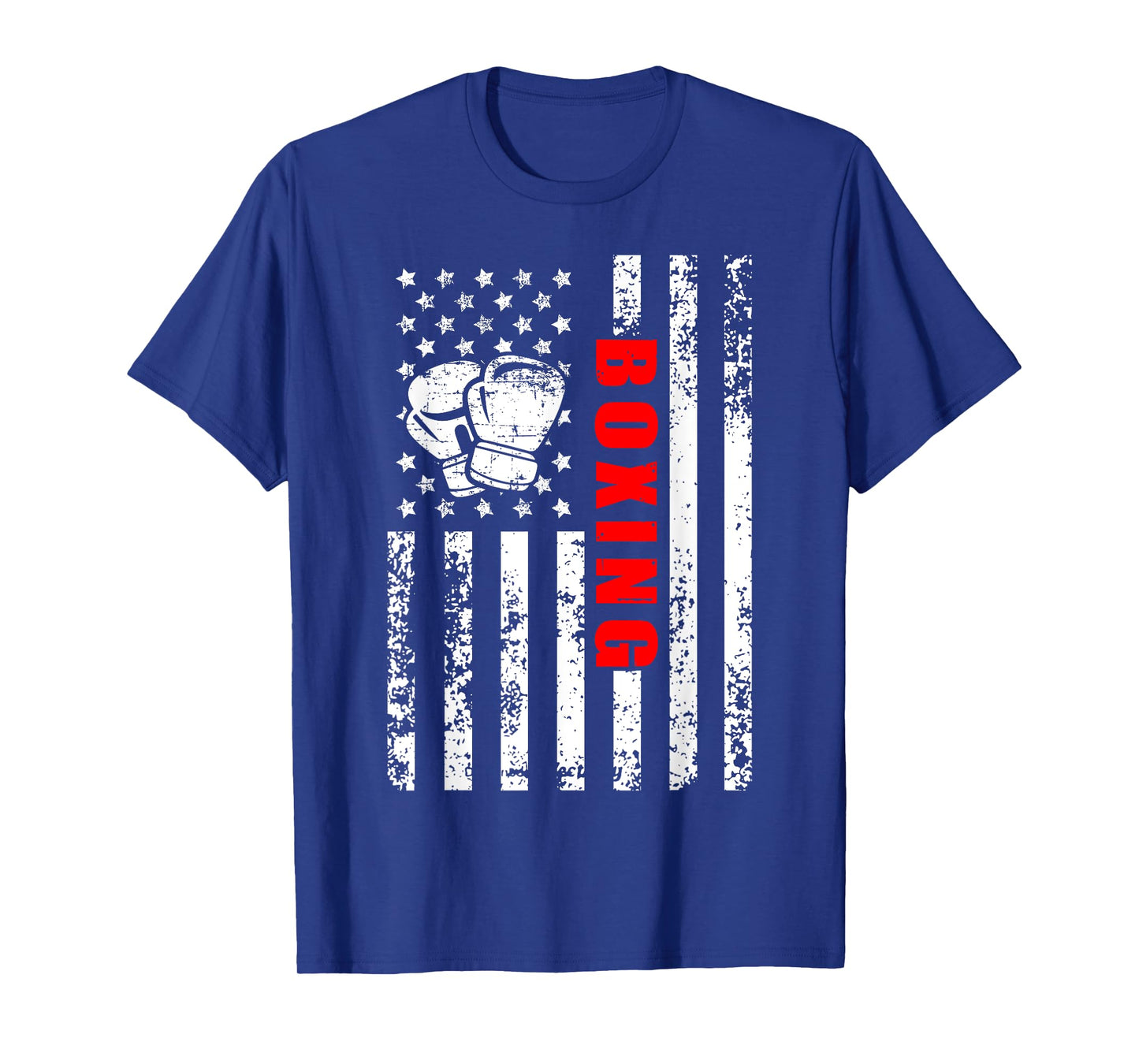 American Flag Boxing Patriotic Boxing T-Shirt