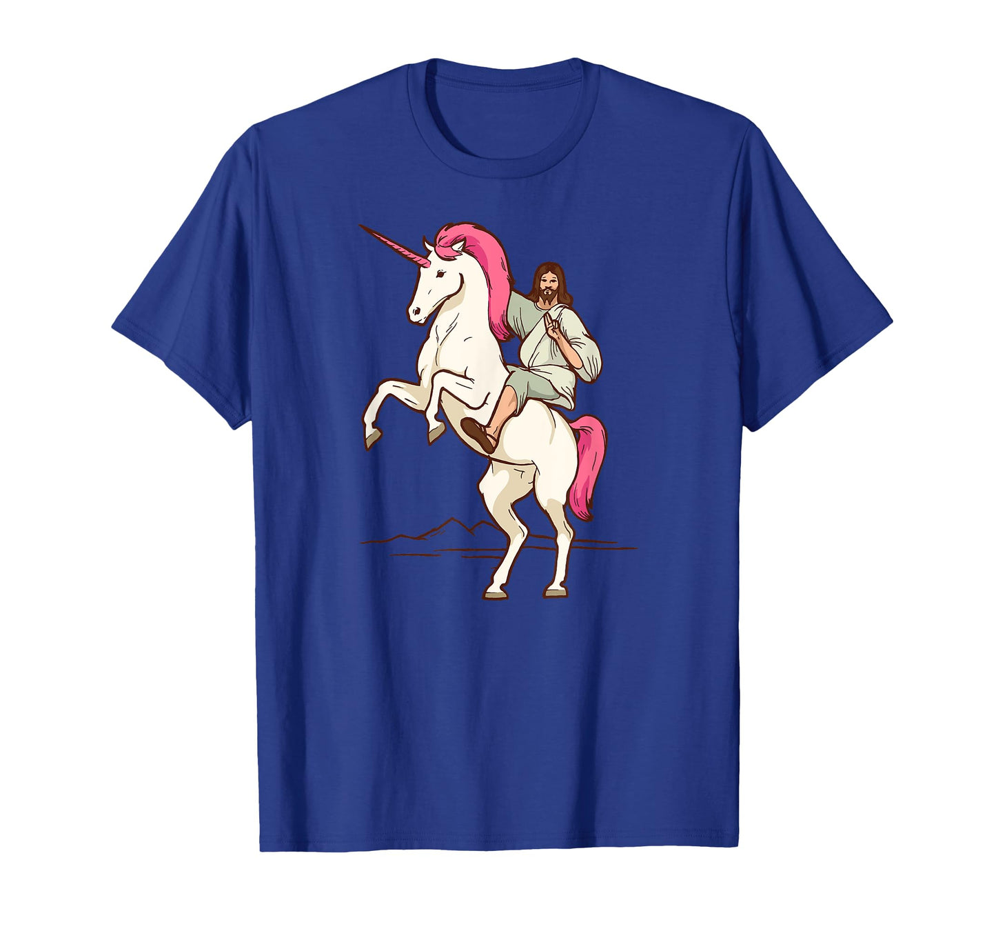 Jesus on Unicorn - Jesus Christ Riding a Unicorn T-Shirt