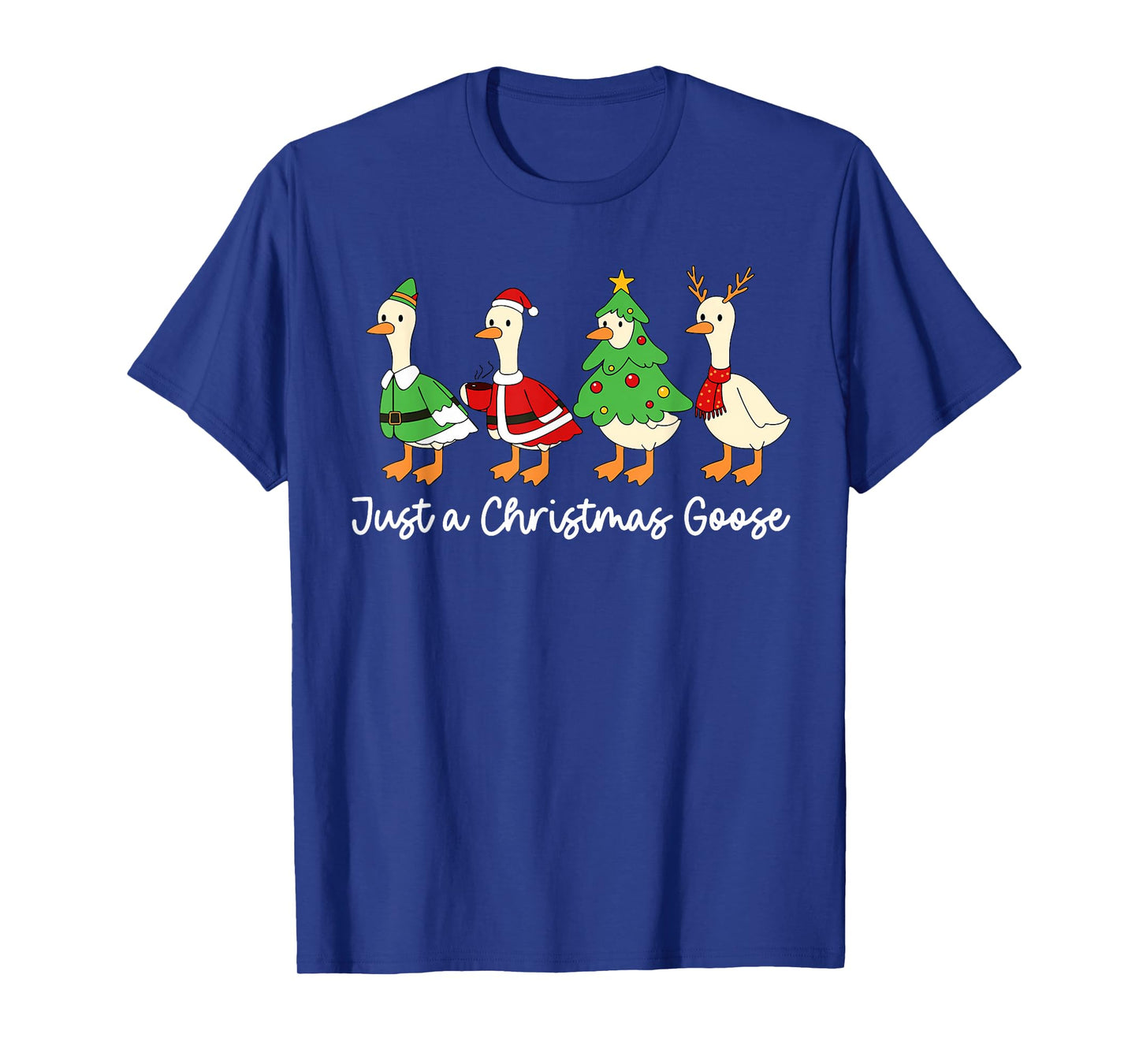 Just A Christmas Goose Funny Christmas Xmas Pajamas Family T-Shirt