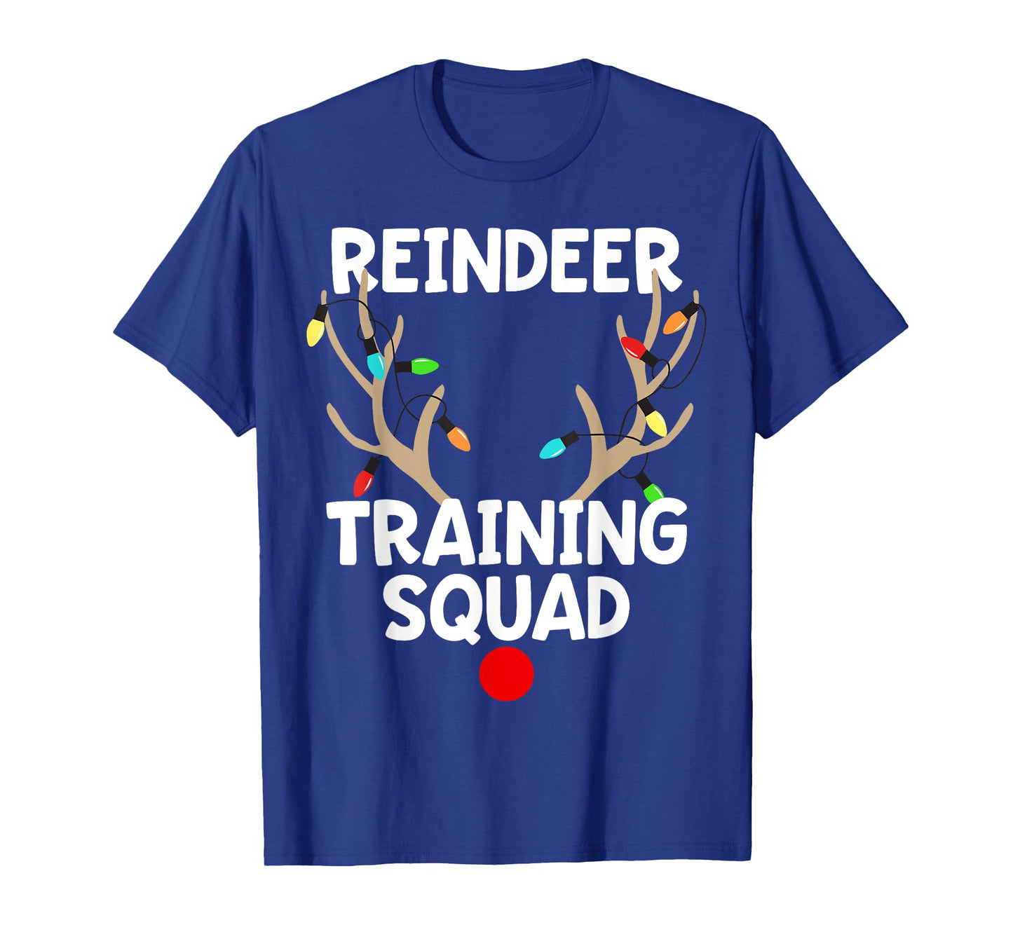 Christmas Running Reindeer Training Squad Team Sport T-Shirt