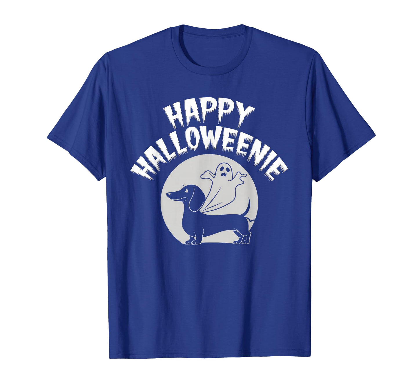 Happy Halloweenie Tshirt Women Men Wiener Monster Party T-Shirt