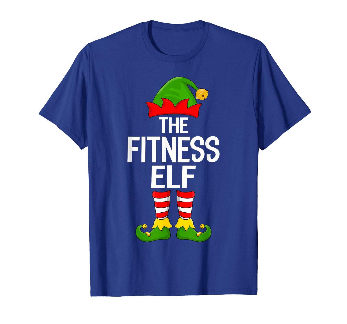 Fitness Elf Xmas Matching Family Elf Squad Christmas T-Shirt