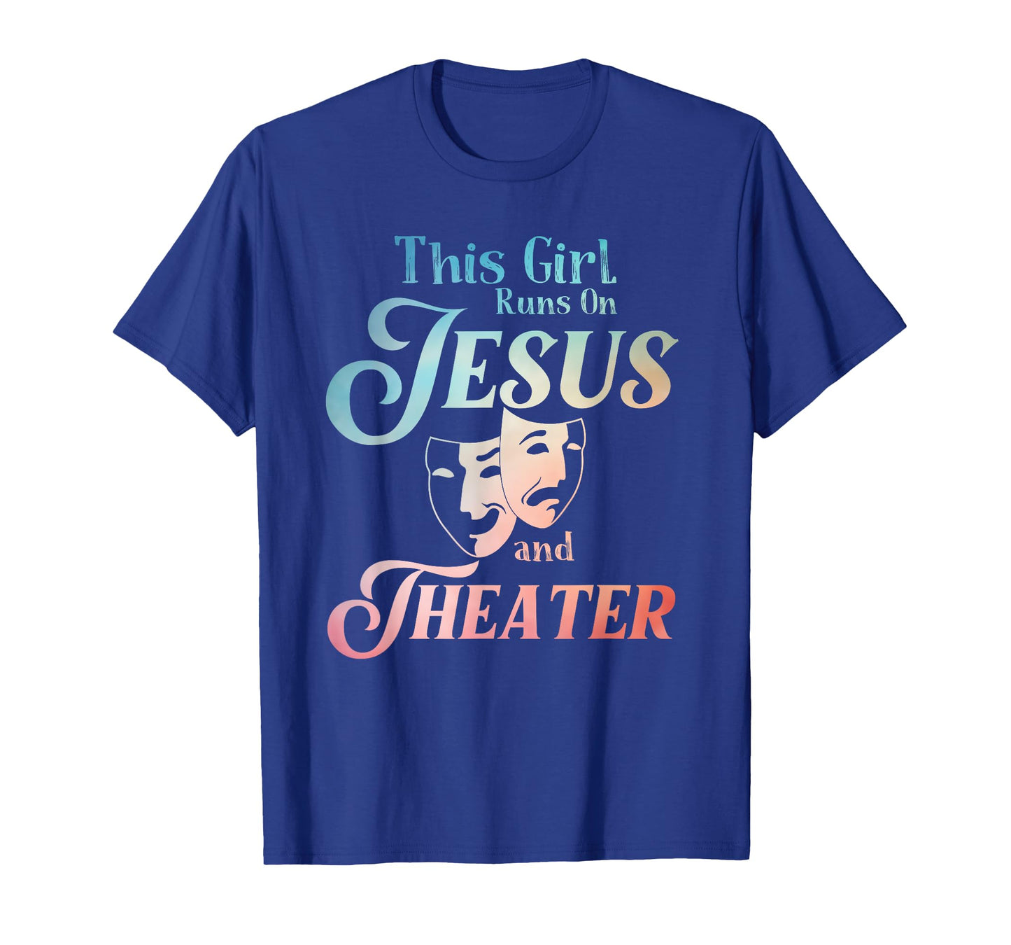 Cute Theatre Art For Teen Girls Women Acting Musical Lover T-Shirt
