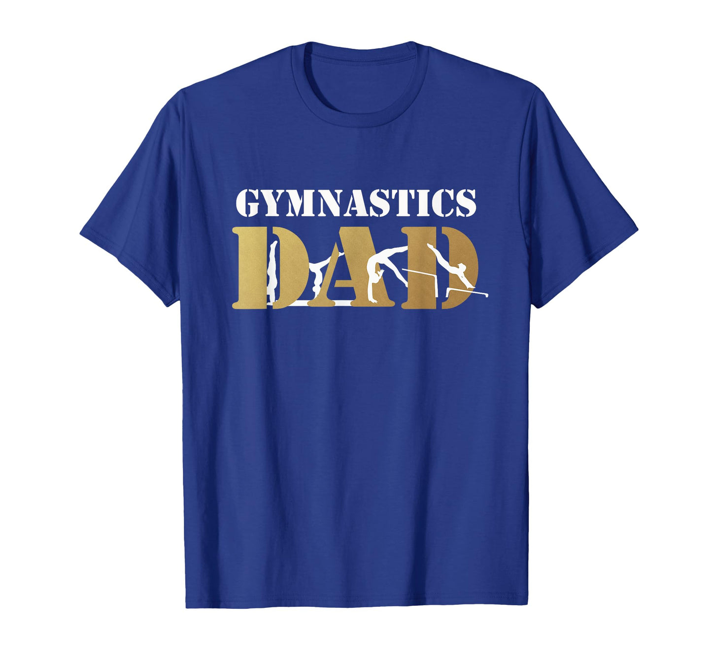 Funny Gift for Men Gymnastics Dad Love Daughter T-Shirt