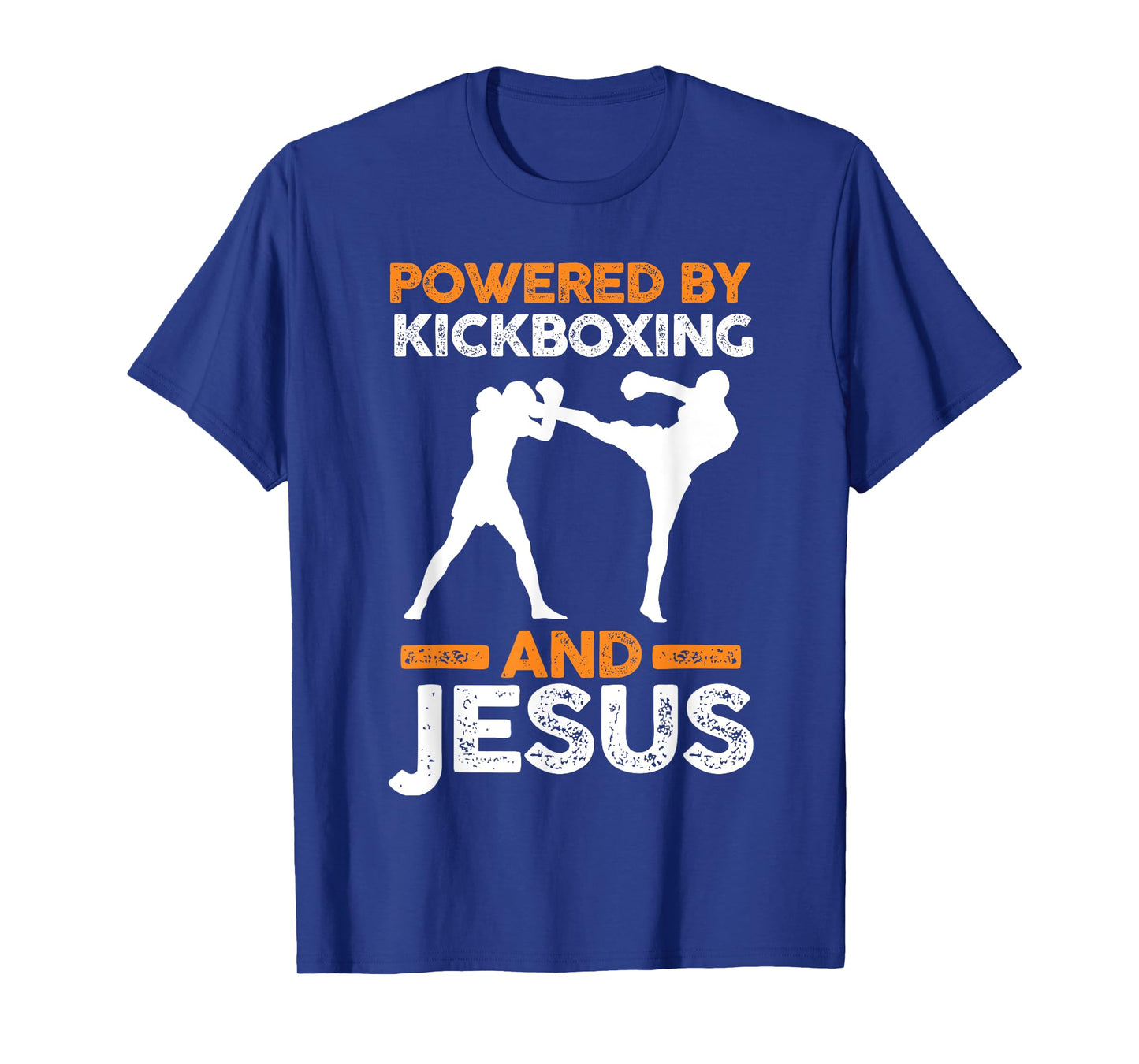 Powered by Kickboxing and Jesus T-Shirt