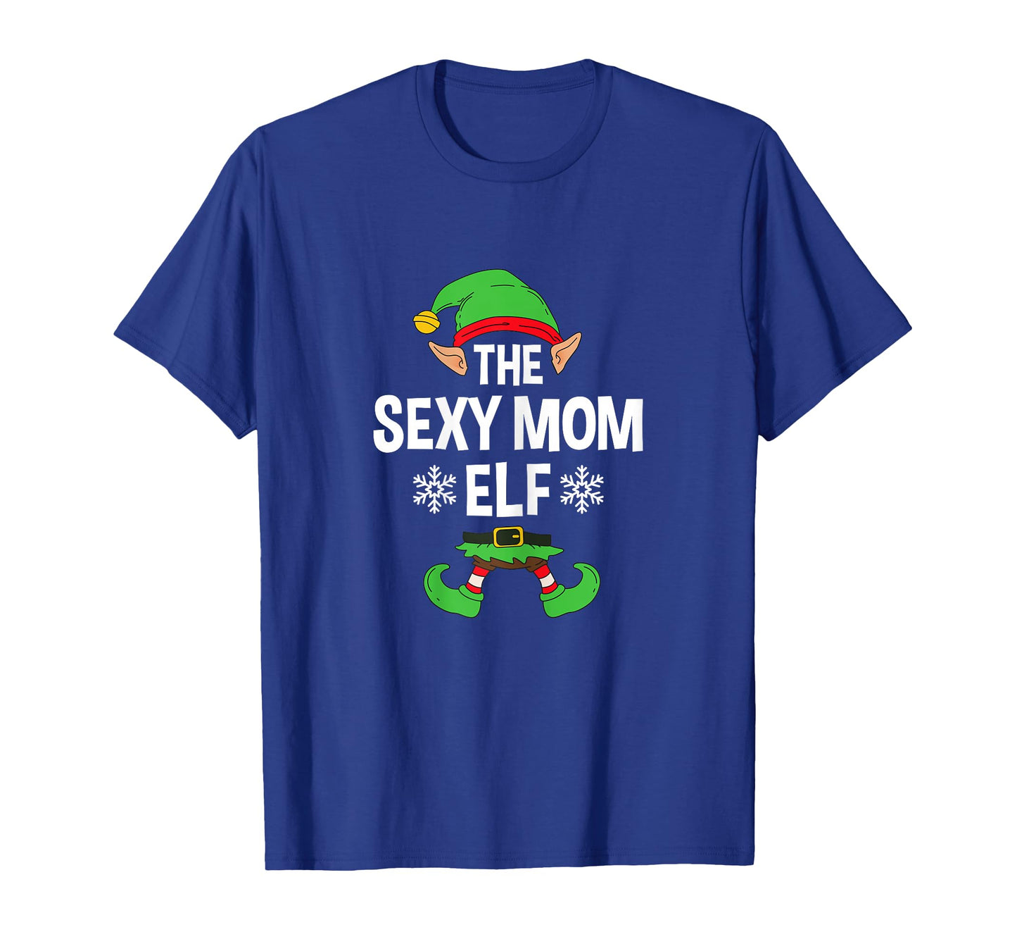 The Sexy Mom Elf Party Family Group Matching Mother X-Mas T-Shirt