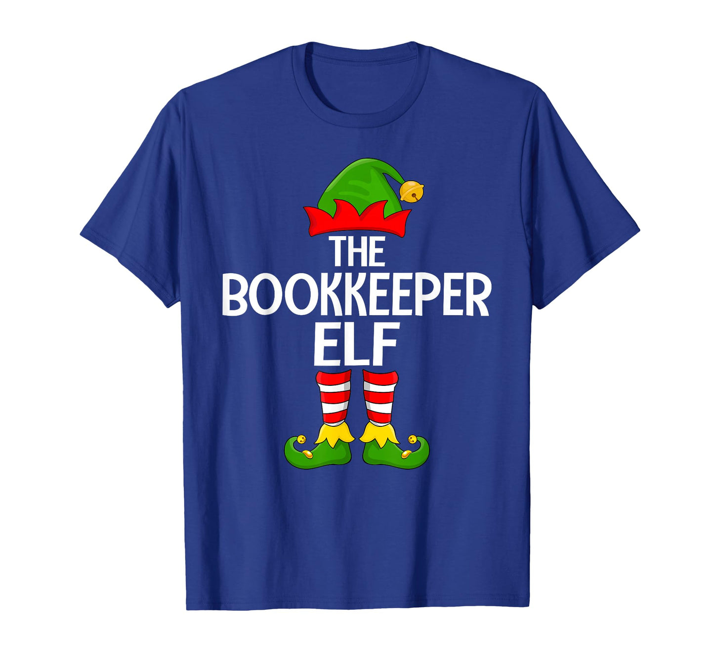 Bookkeeper Elf Xmas Matching Family Elf Squad Christmas T-Shirt