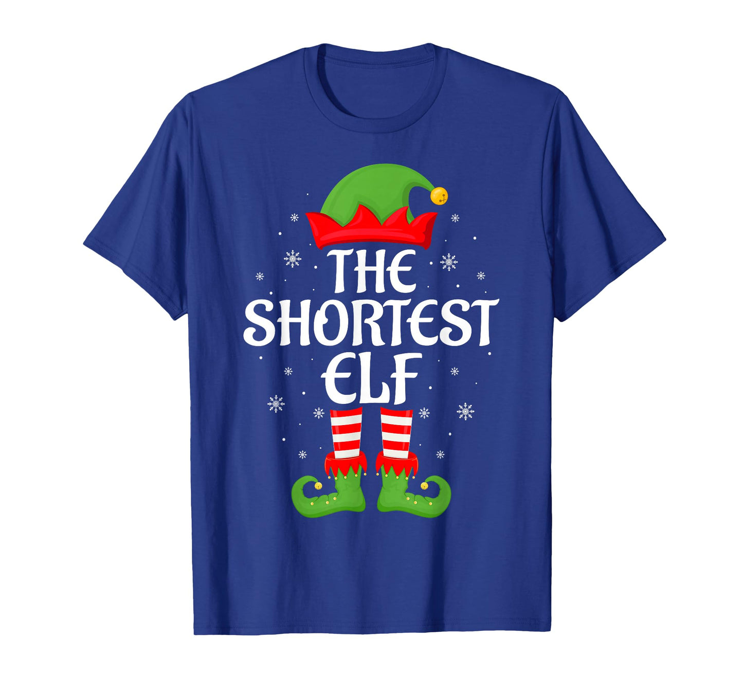 Shortest Elf Xmas Family Matching Elf Squad Christmas T-Shirt