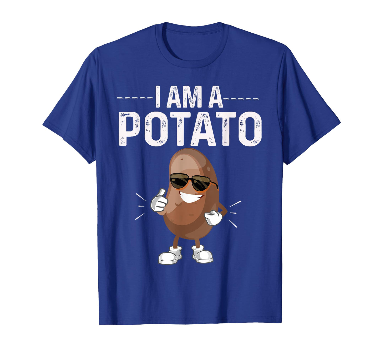 I Am A Potato Halloween Costume Funny Potato Vegetable Tee T-Shirt