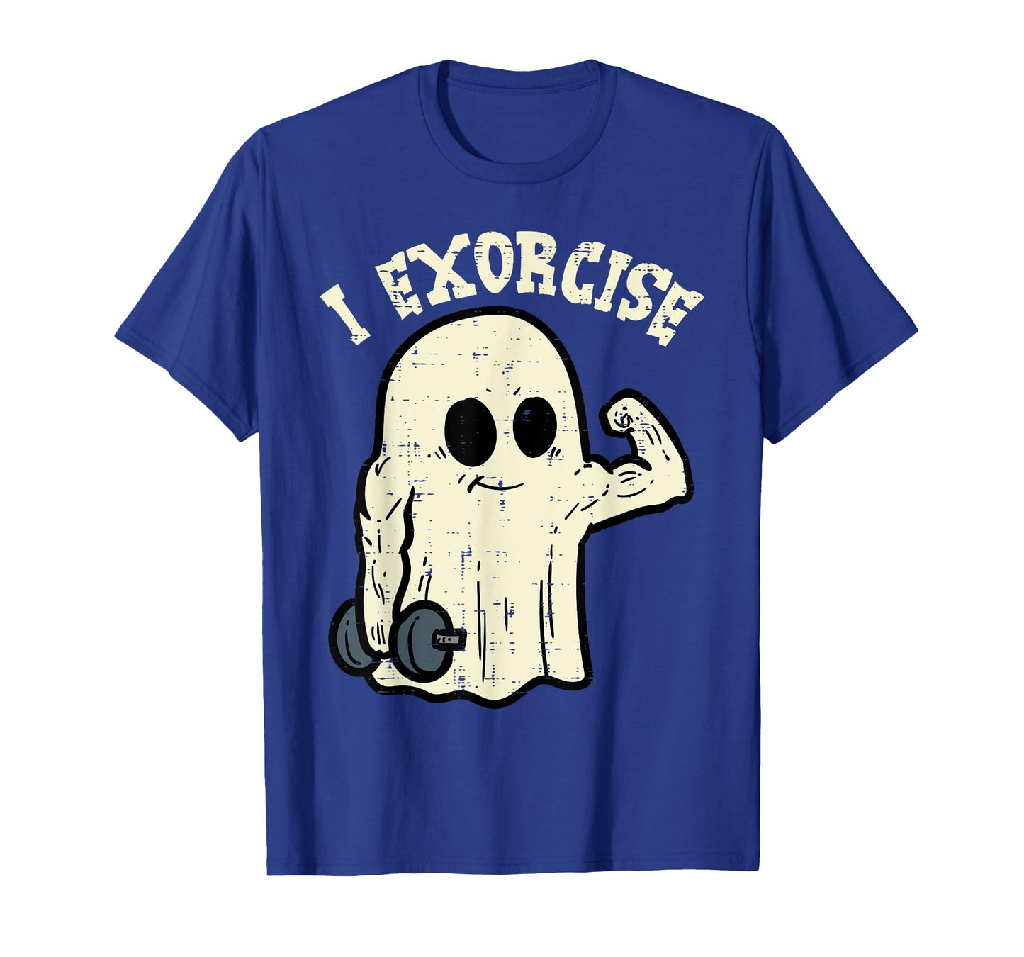 Halloween Gym Ghost I Exorcise Fun Workout Costume Men Women T-Shirt
