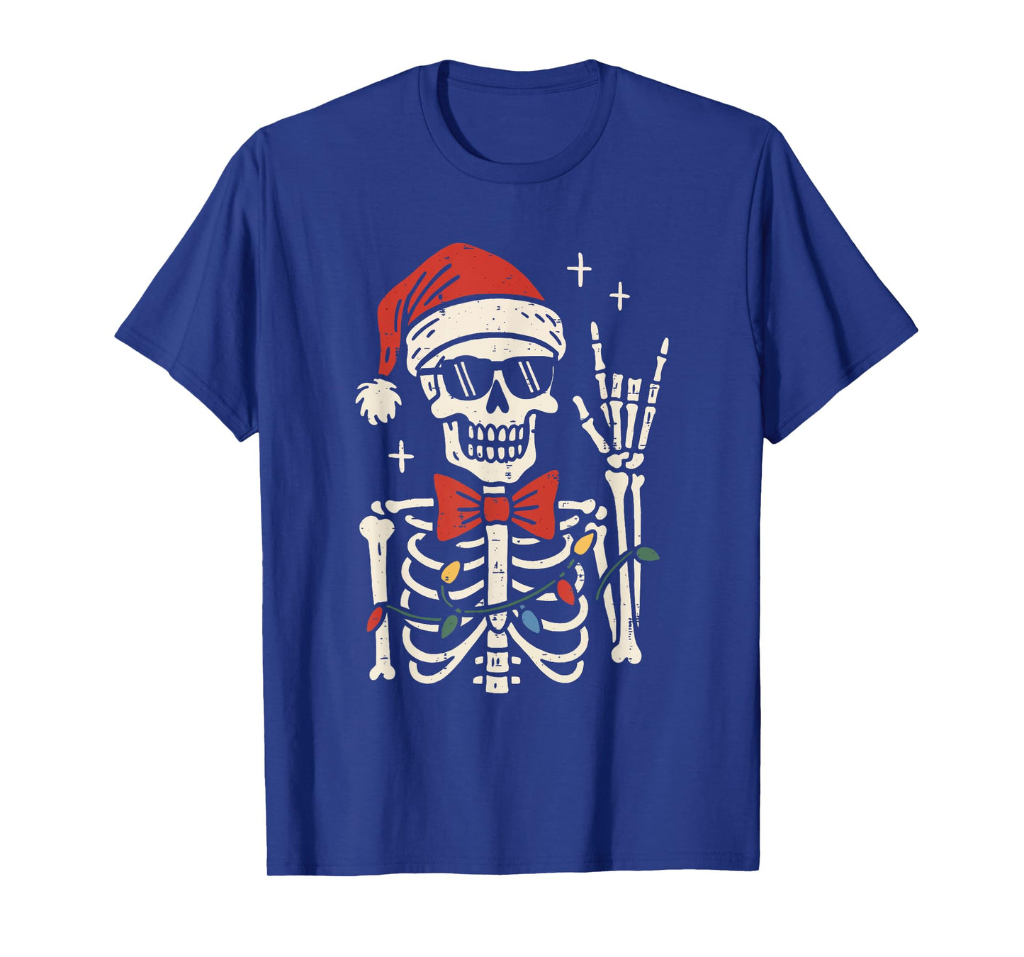 Cool Skeleton Christmas Winter Kids Boys Men Women T-Shirt